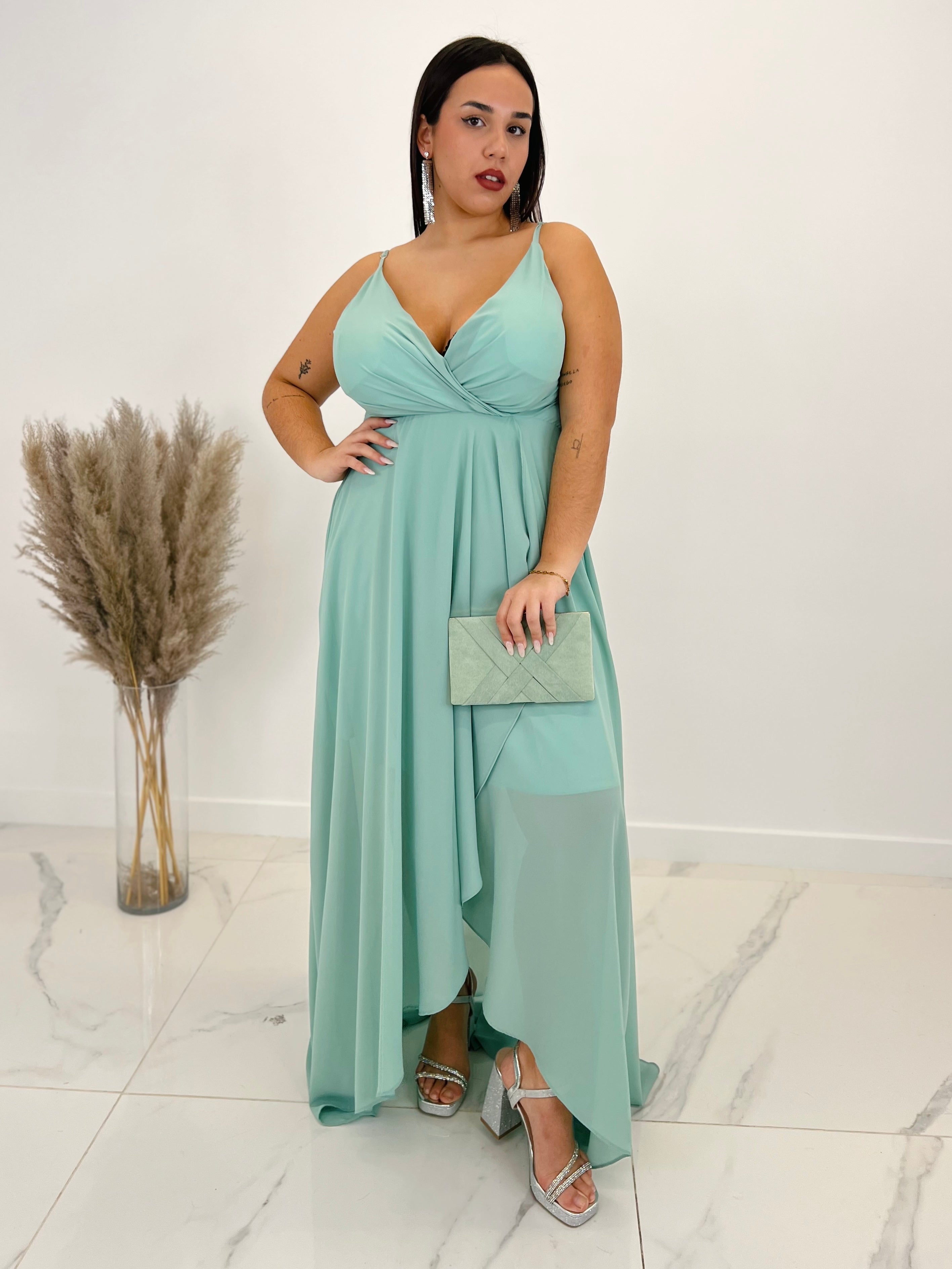 Vestido drapeado cruzado Flex - Zebra&Maduixa®