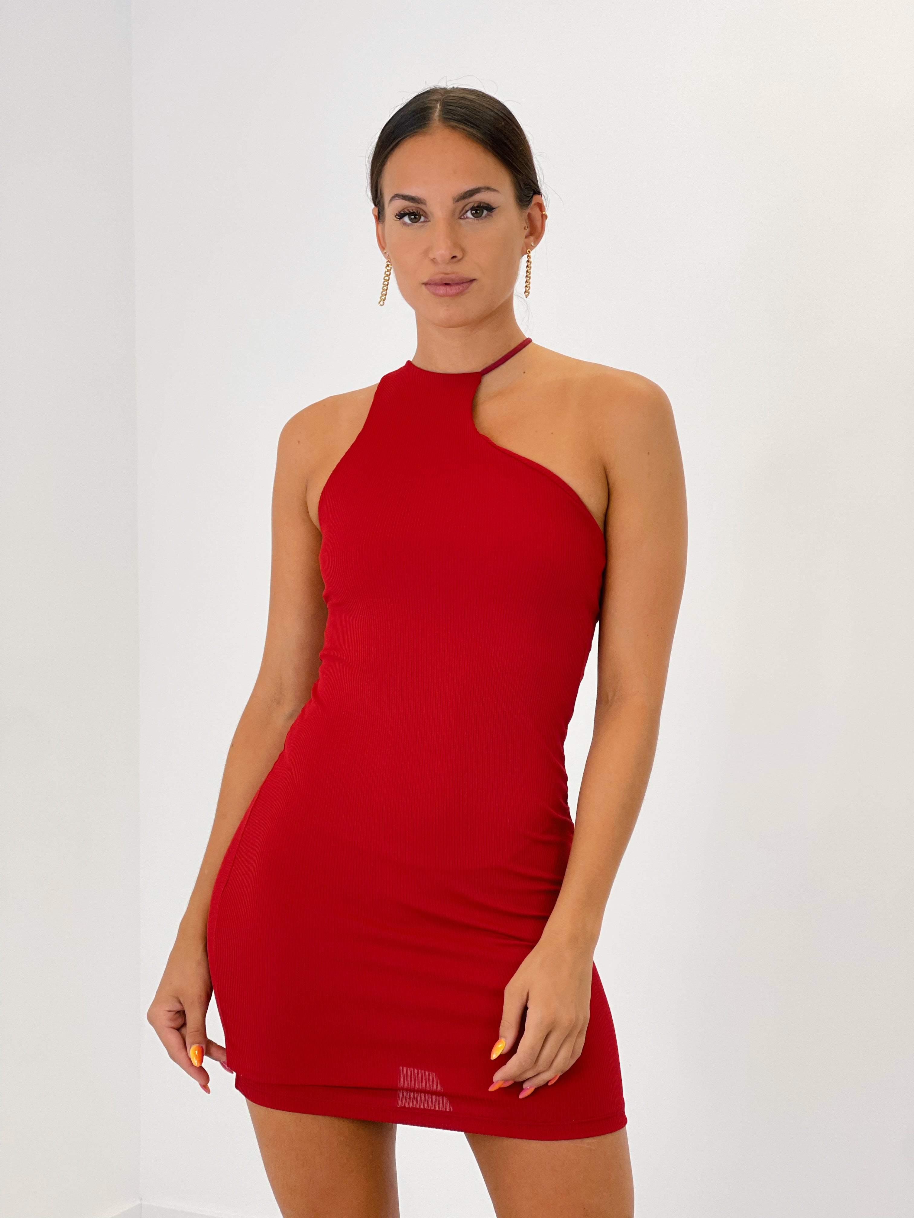 Vestido escote redondo asimétrica - Zebra&Maduixa®