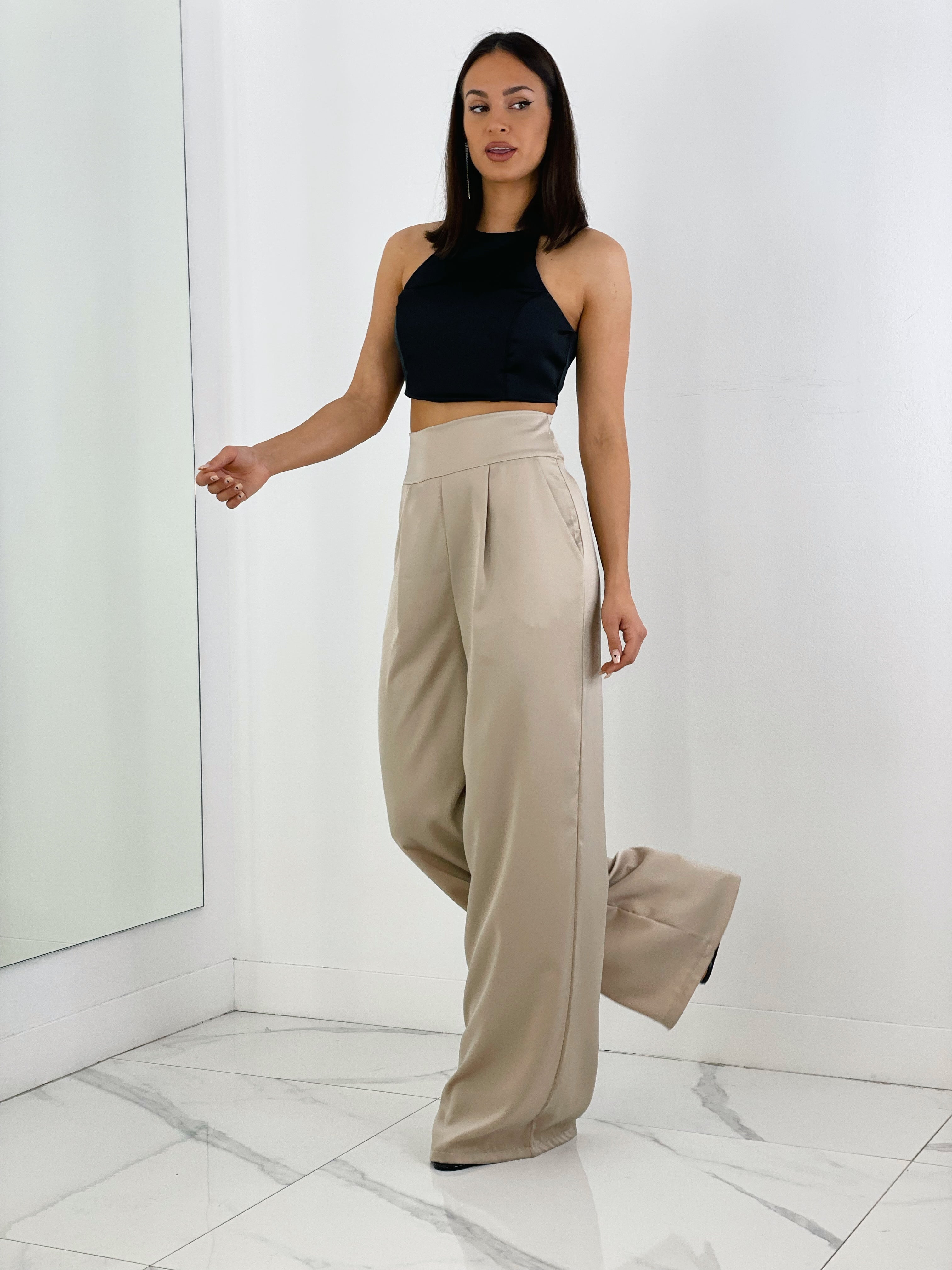 Top crop satén Silvia - Zebra&Maduixa®