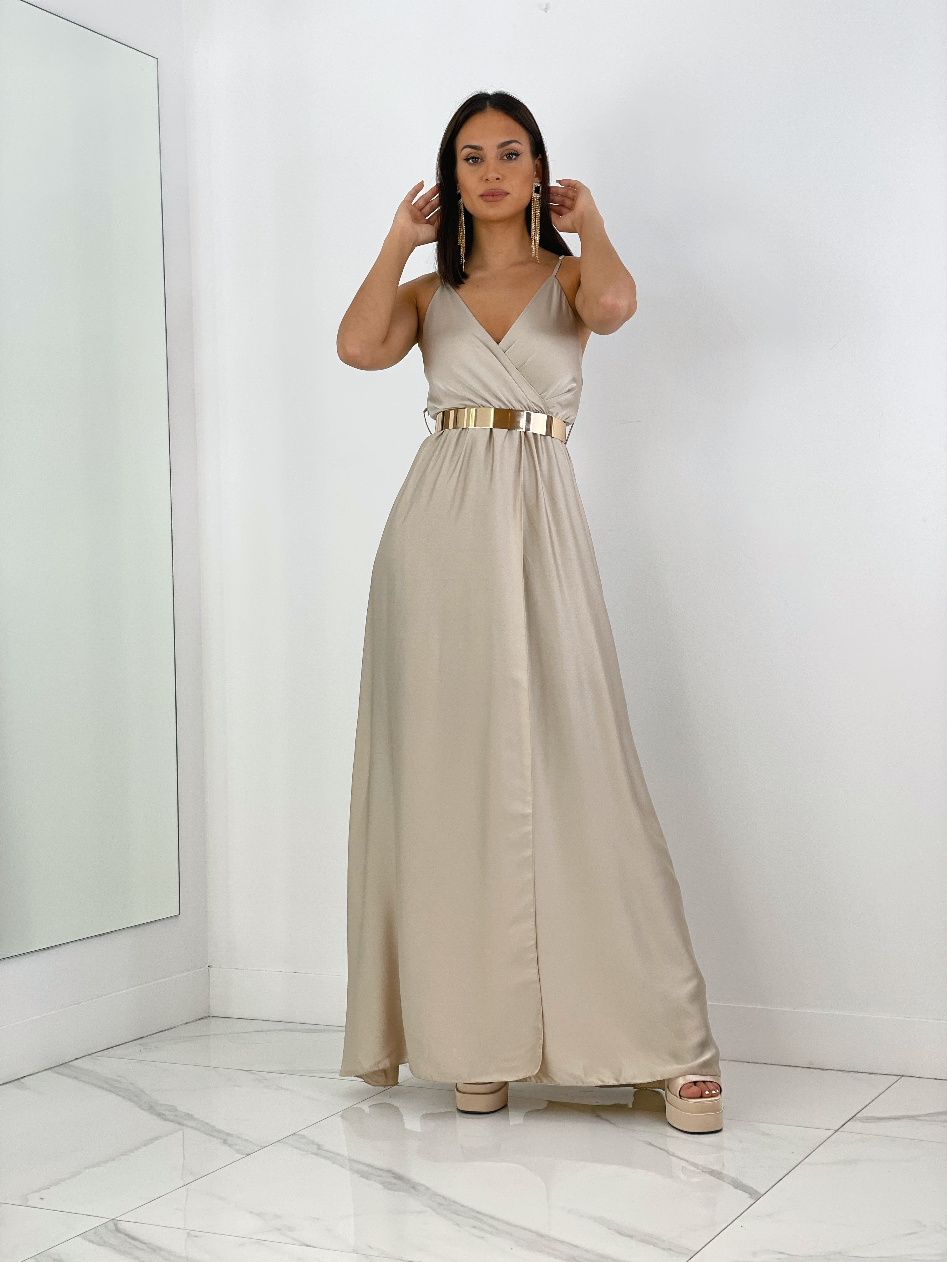 Cinturón metálico ancho dorado 3cm | Zebra&Maduixa