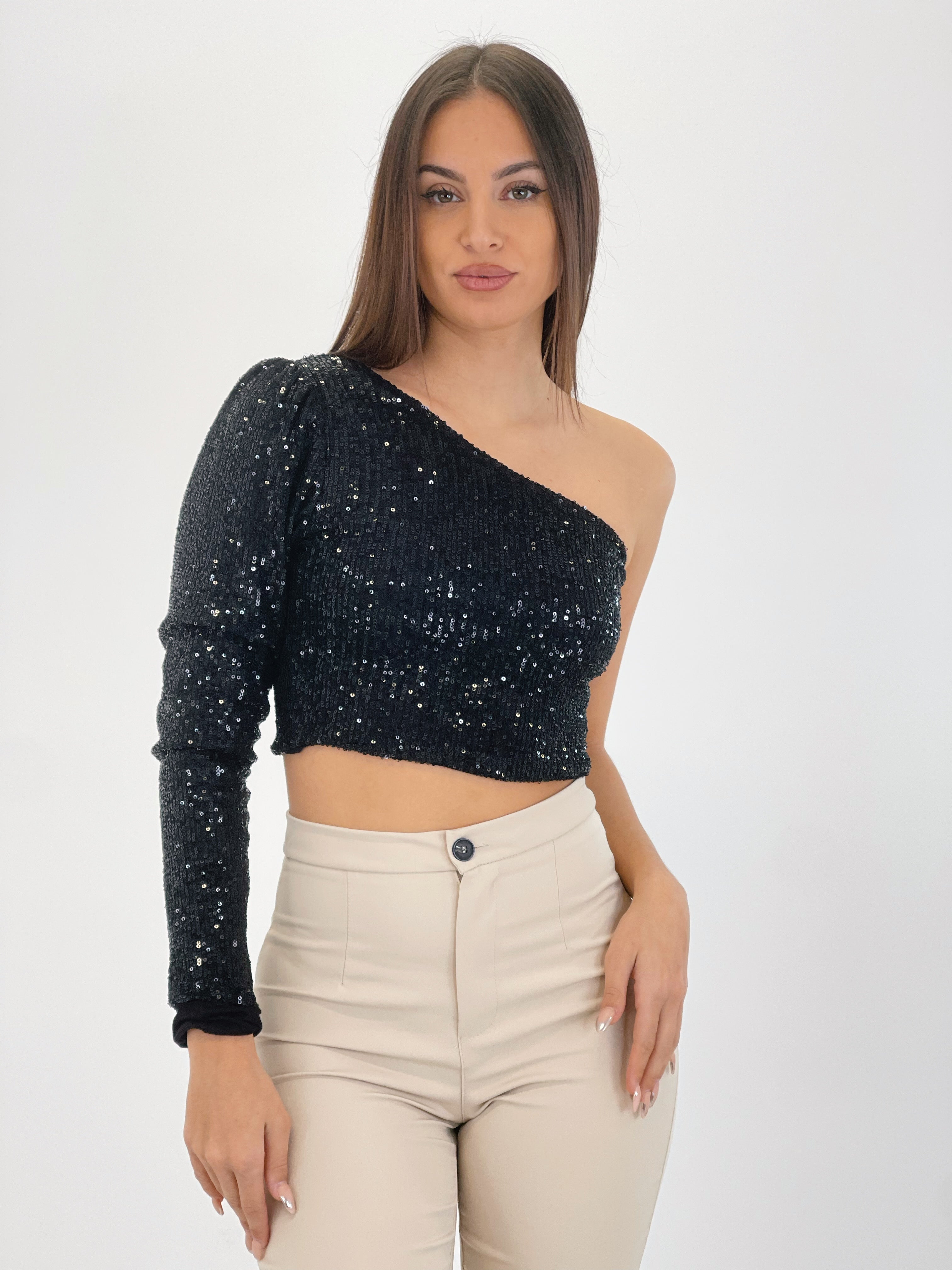 Top lentejuelas Kourtney