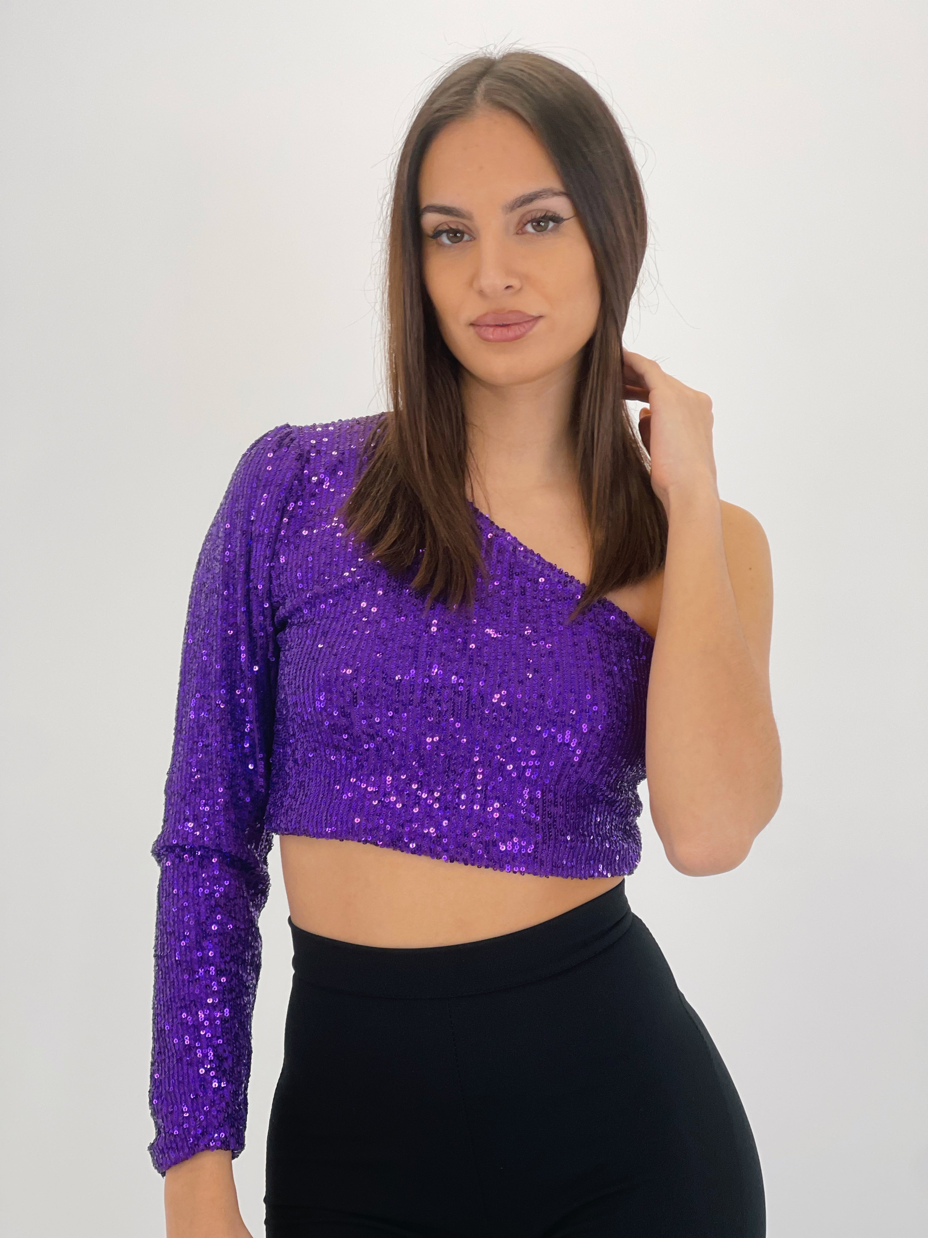 Top lentejuelas Kourtney