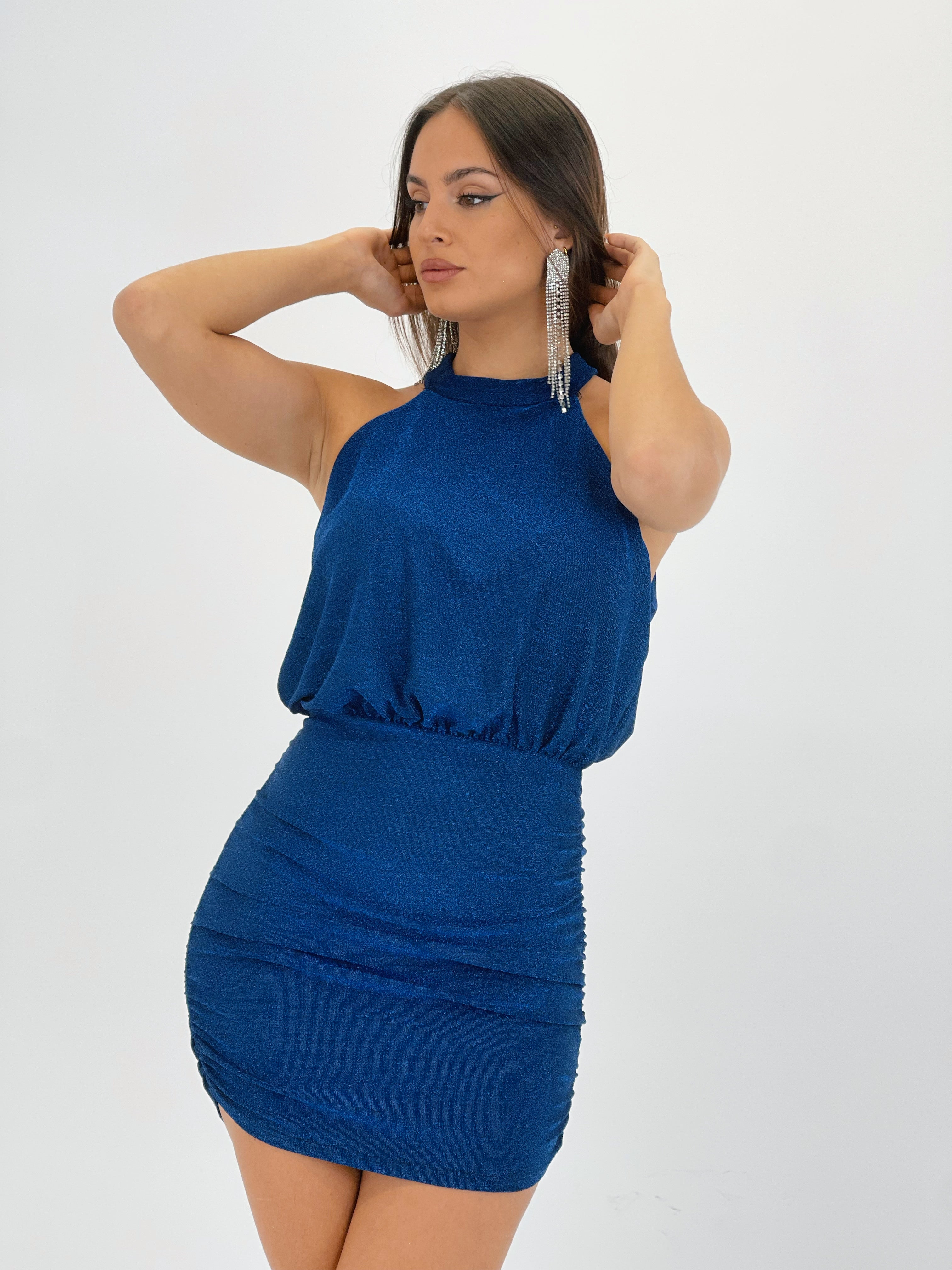 Vestido midi halter