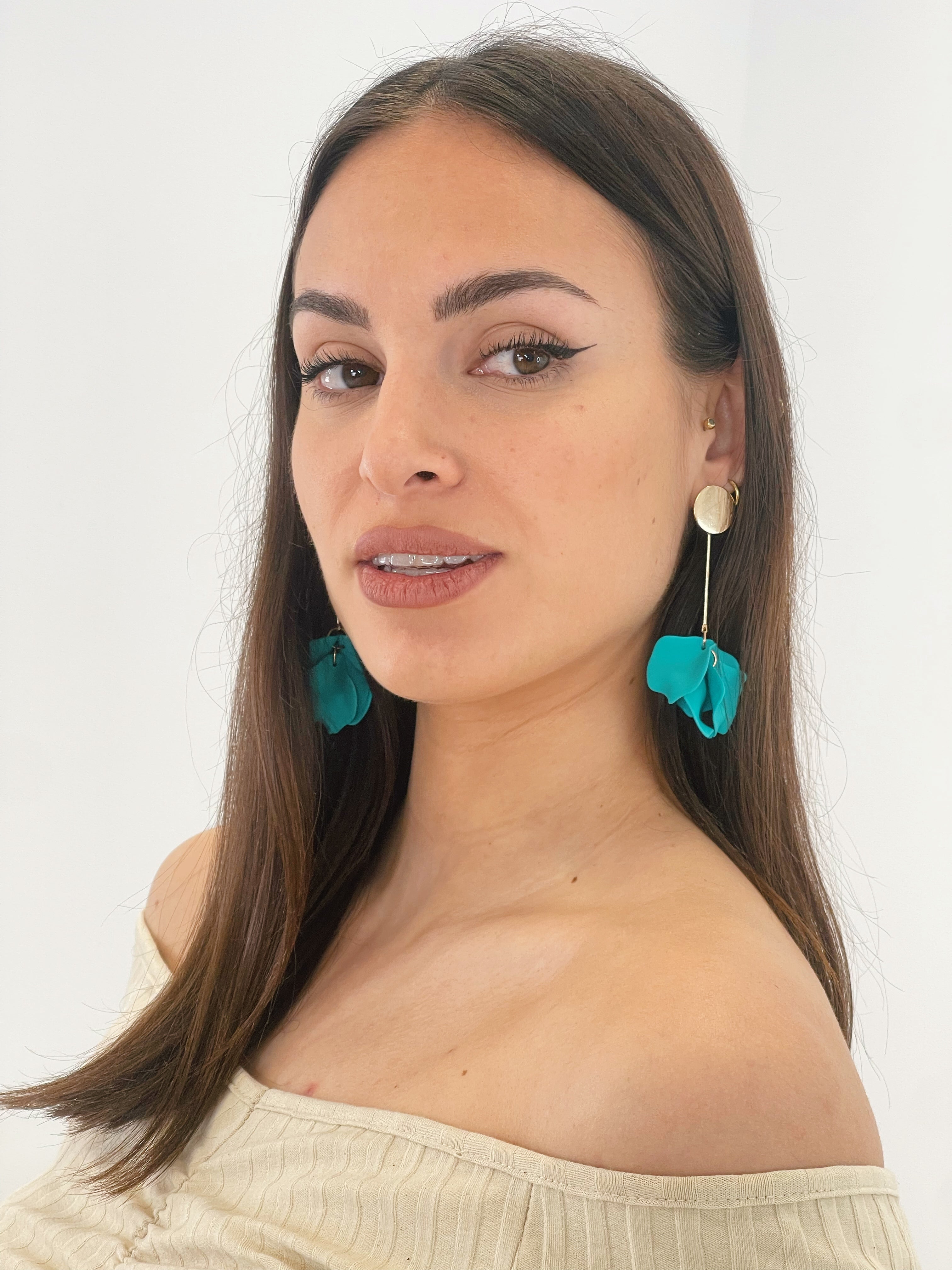 Arracades pètals ram