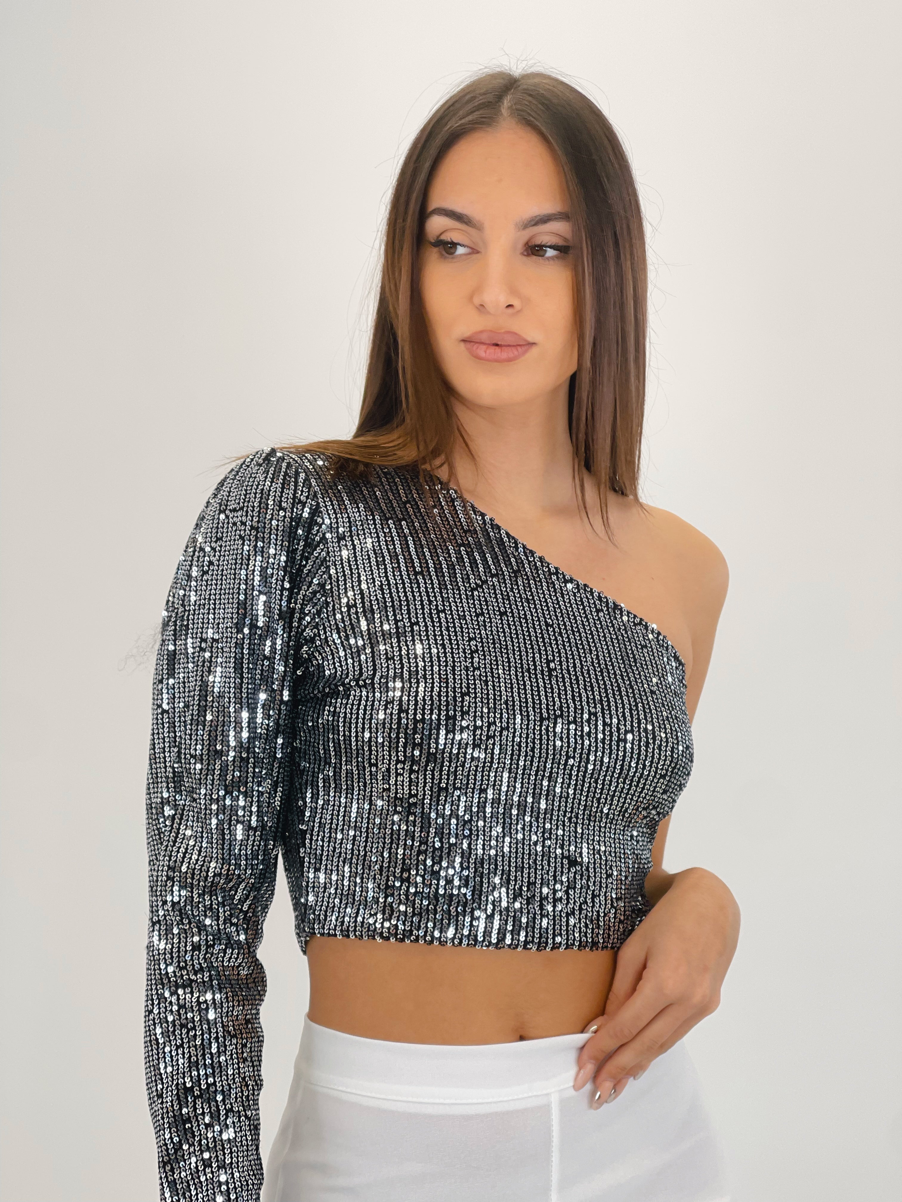 Top lentejuelas Kourtney