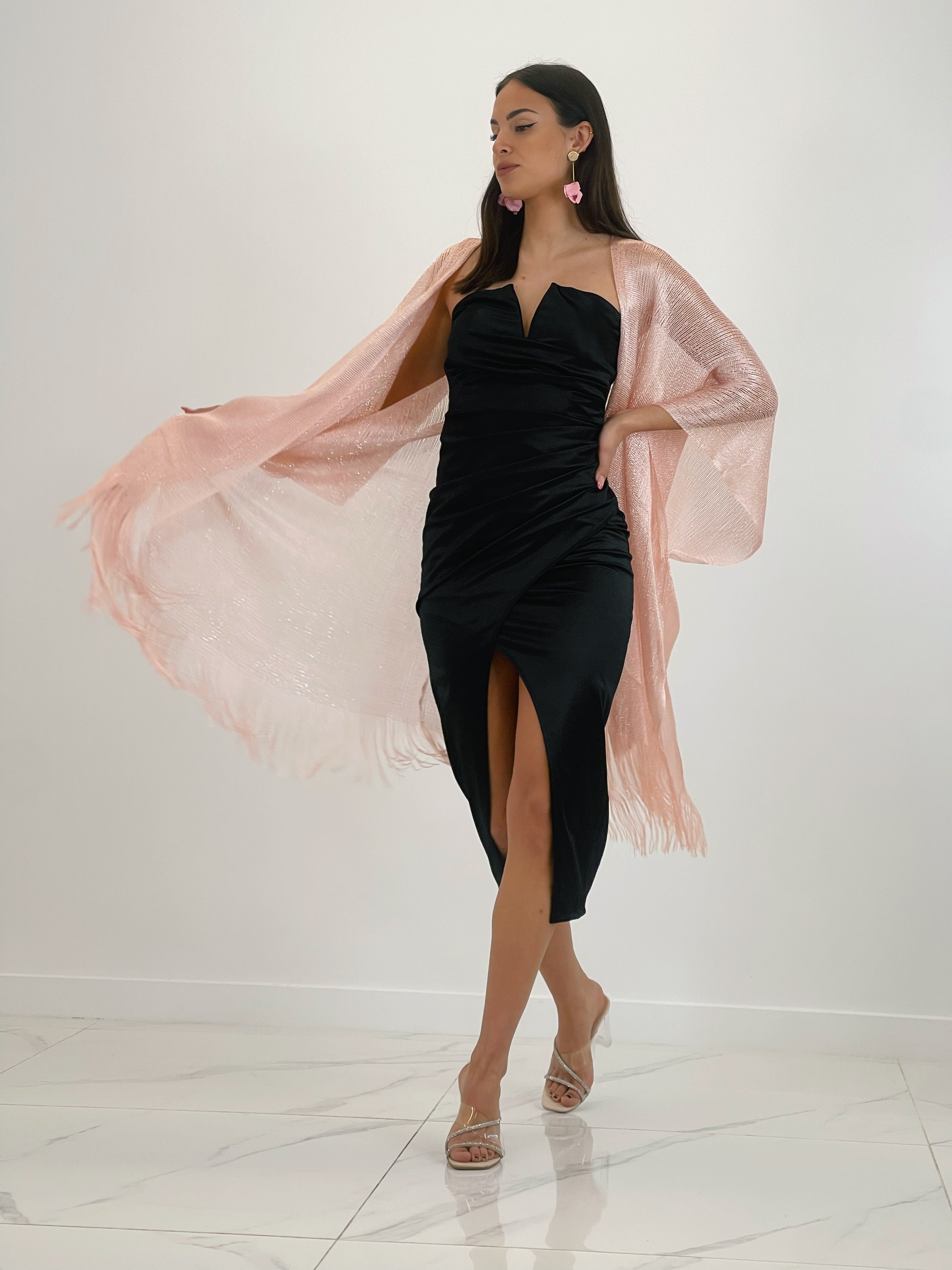 Vestido midi palabra de honor - Zebra&Maduixa®