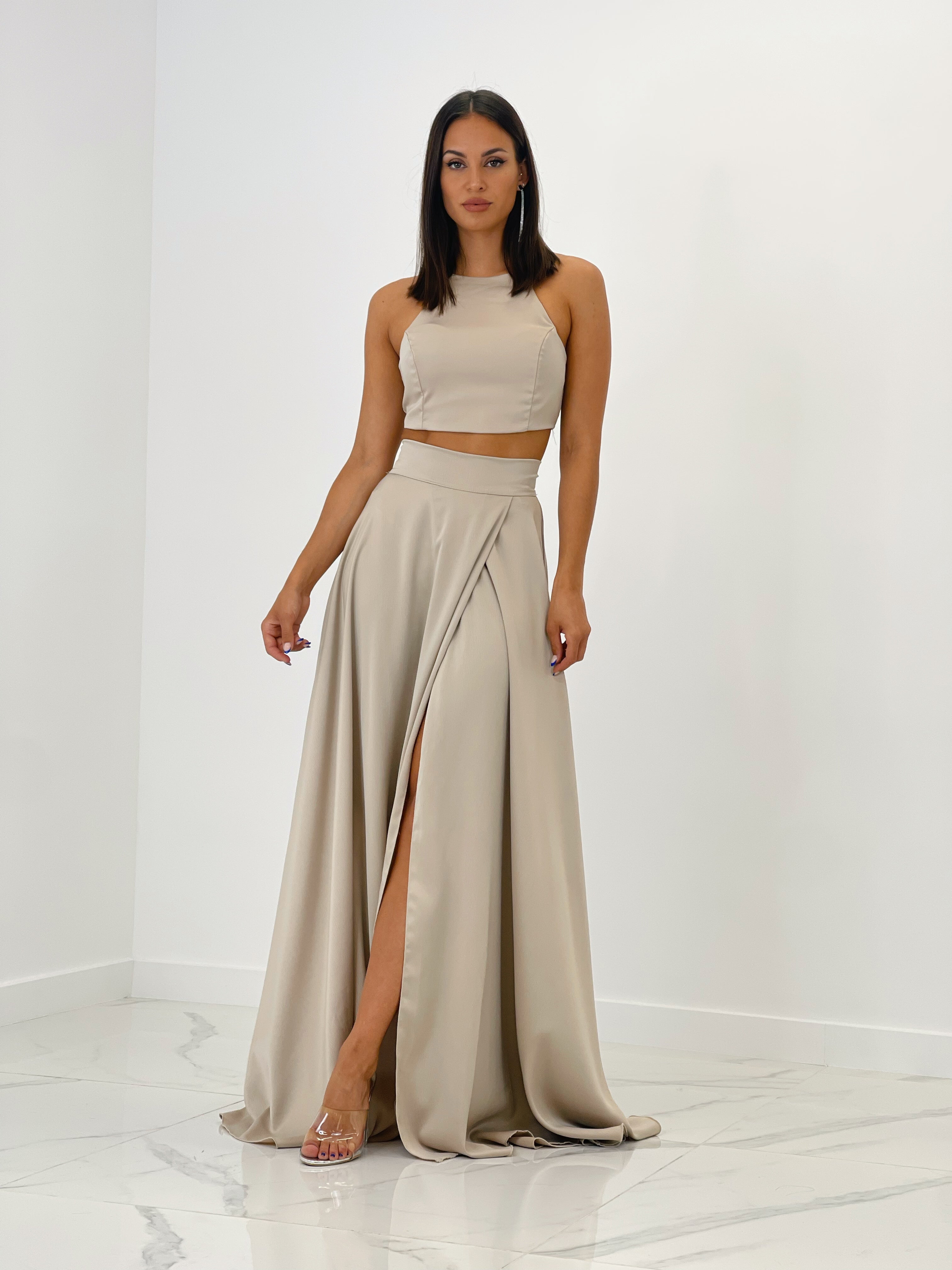 Top crop satén Silvia - Zebra&Maduixa®