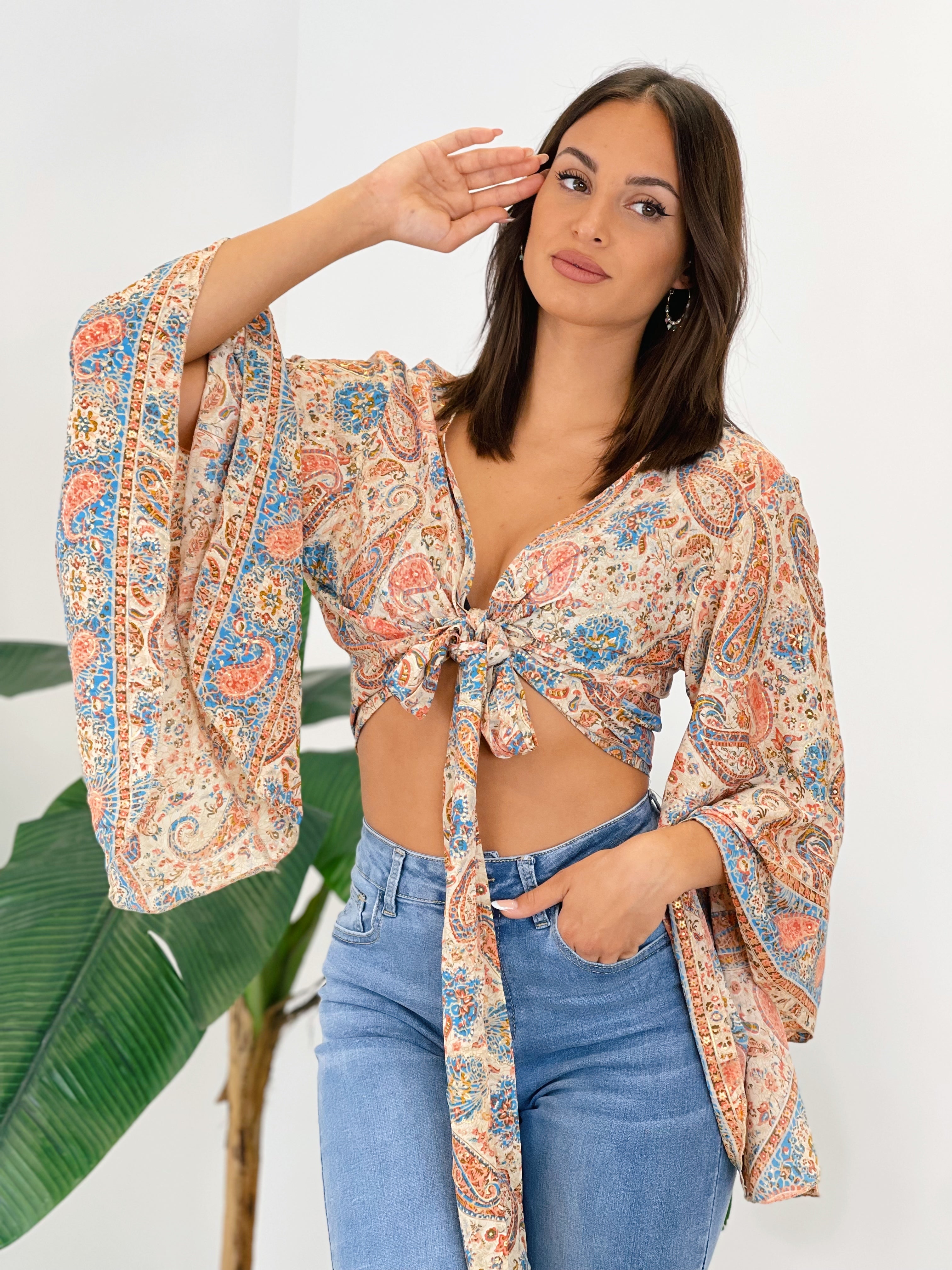 Top kimono Boho Delhi - Zebra&Maduixa®