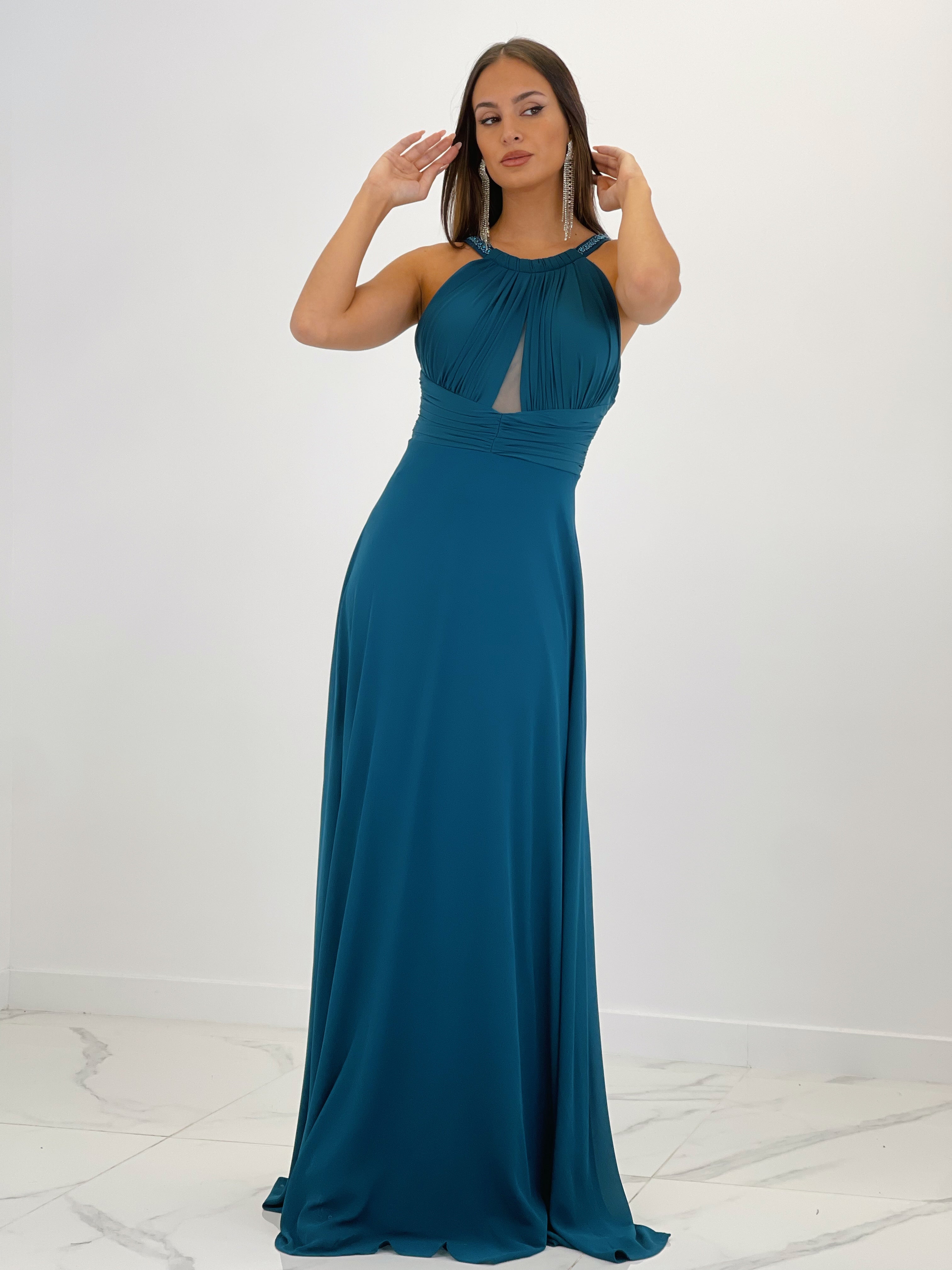 Vestido escote halter Diana - Zebra&Maduixa®