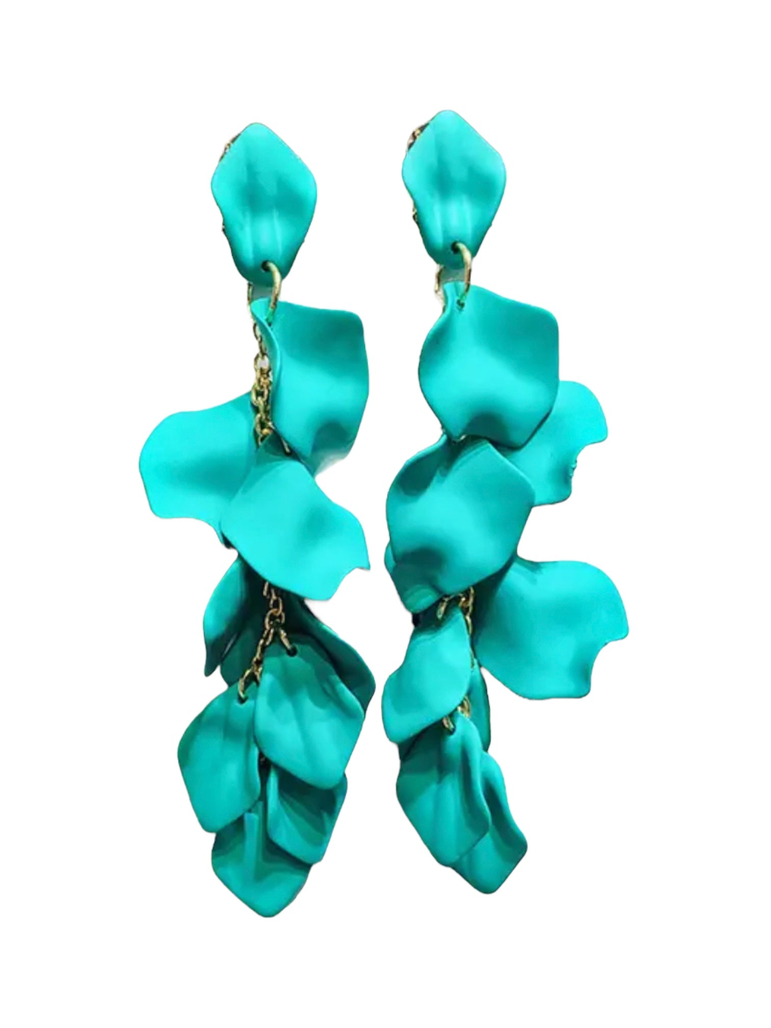 Pendientes pétalos cascada