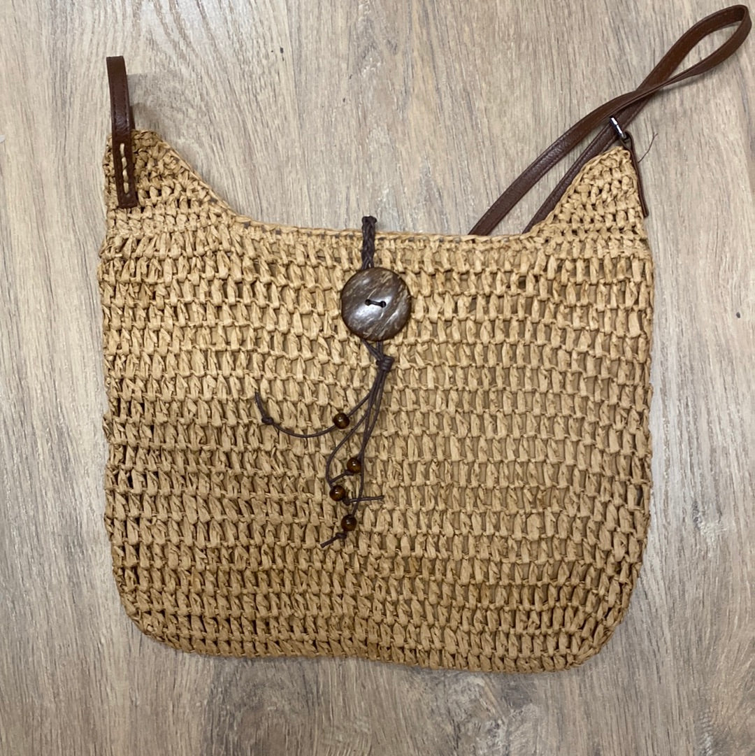 Bolso rafia botón - Zebra&Maduixa®