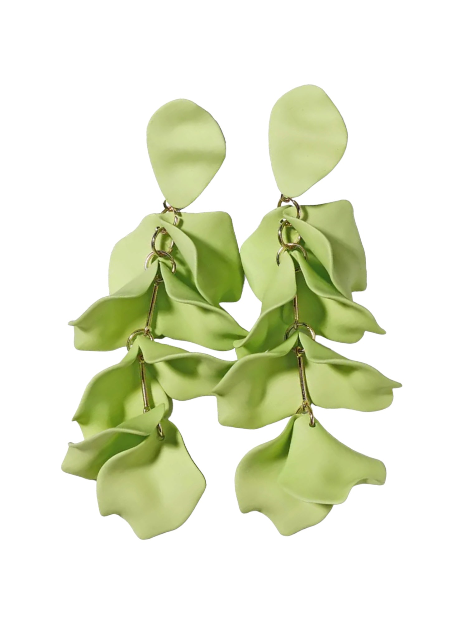 Pendientes pétalos cascada