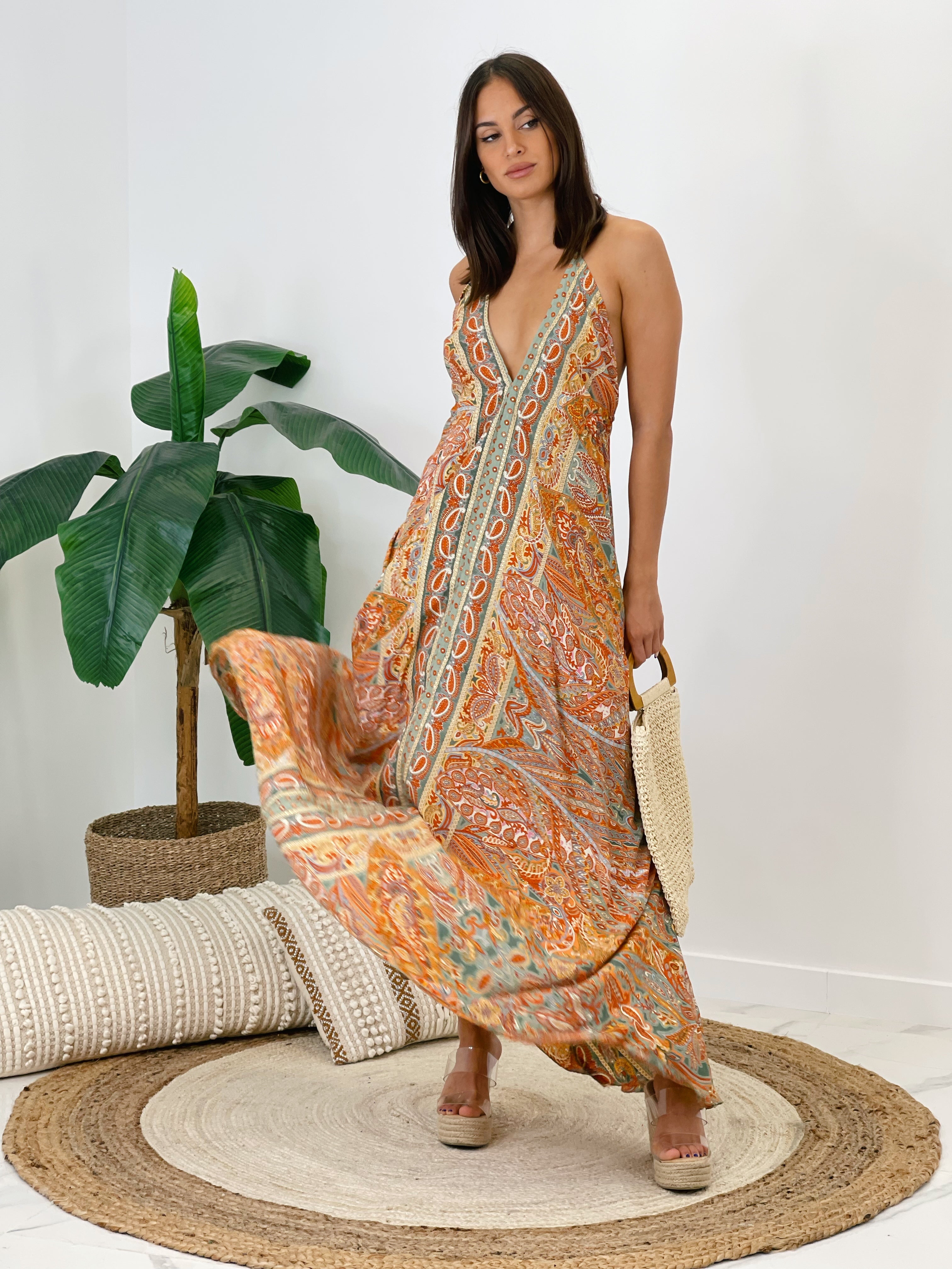 Vestido largo Boho Greenland - Zebra&Maduixa®