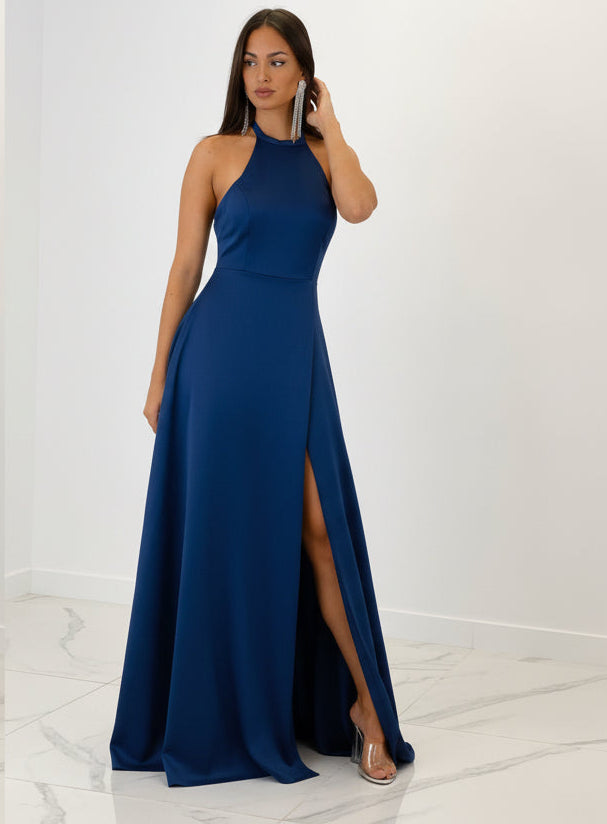 Vestido largo satén Silvia - Zebra&Maduixa®