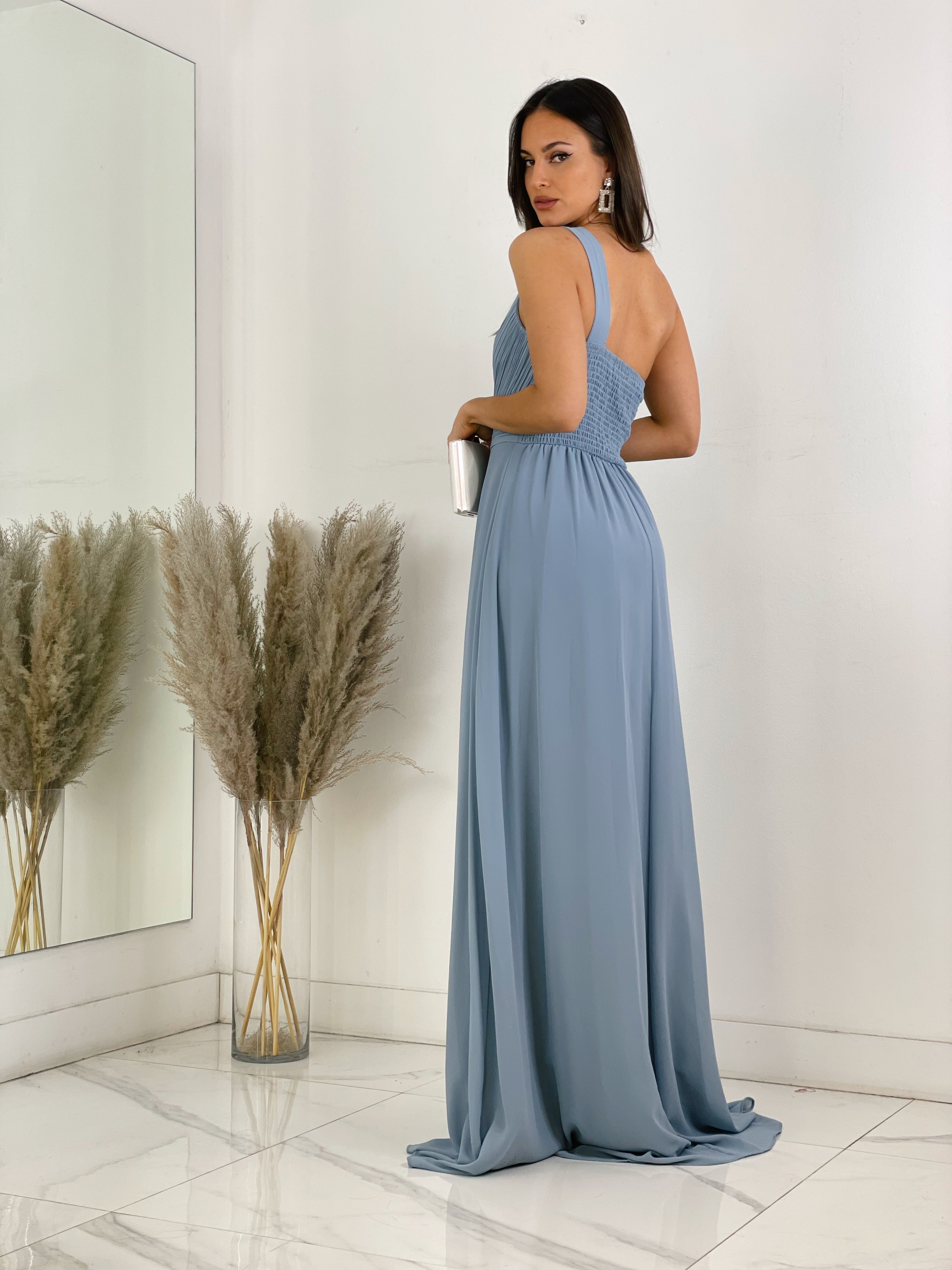 Vestido drapeado romano Julia - Zebra&Maduixa®