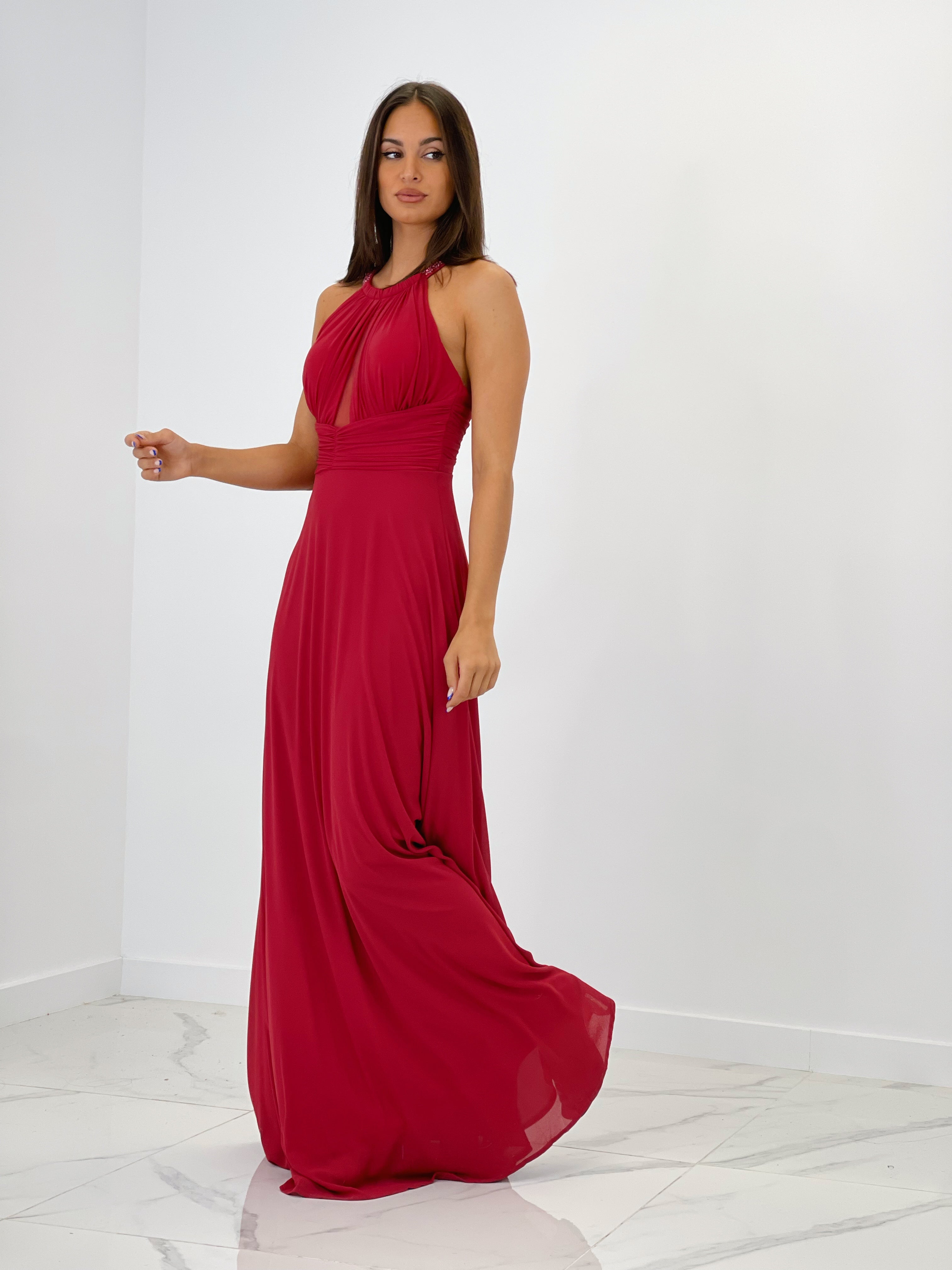 Vestido escote halter Diana - Zebra&Maduixa®