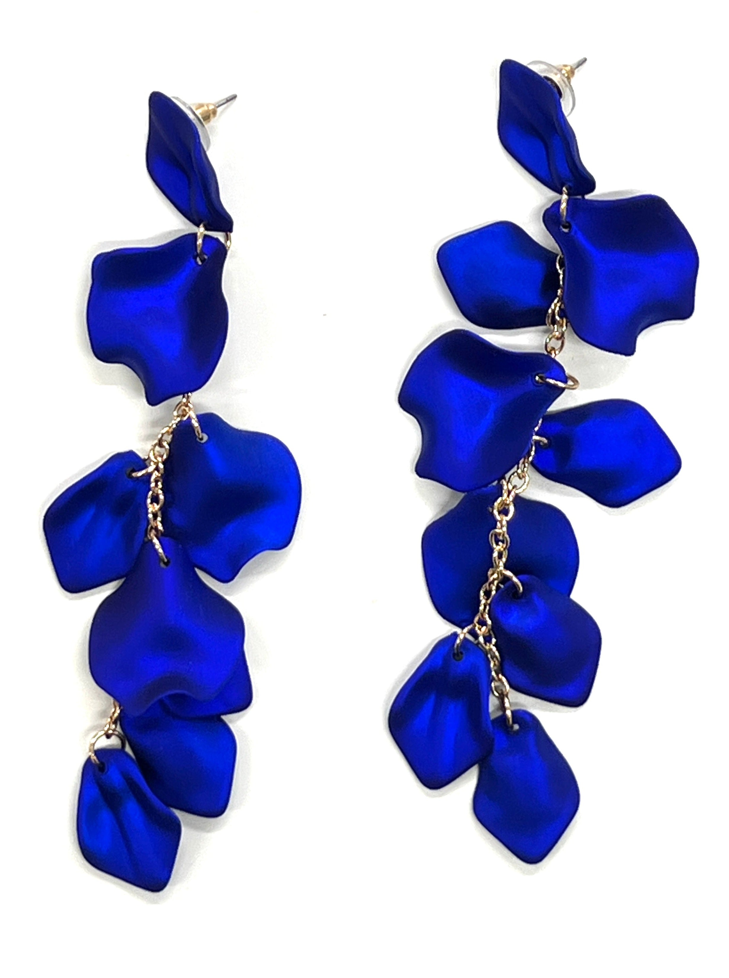 Pendientes pétalos cascada