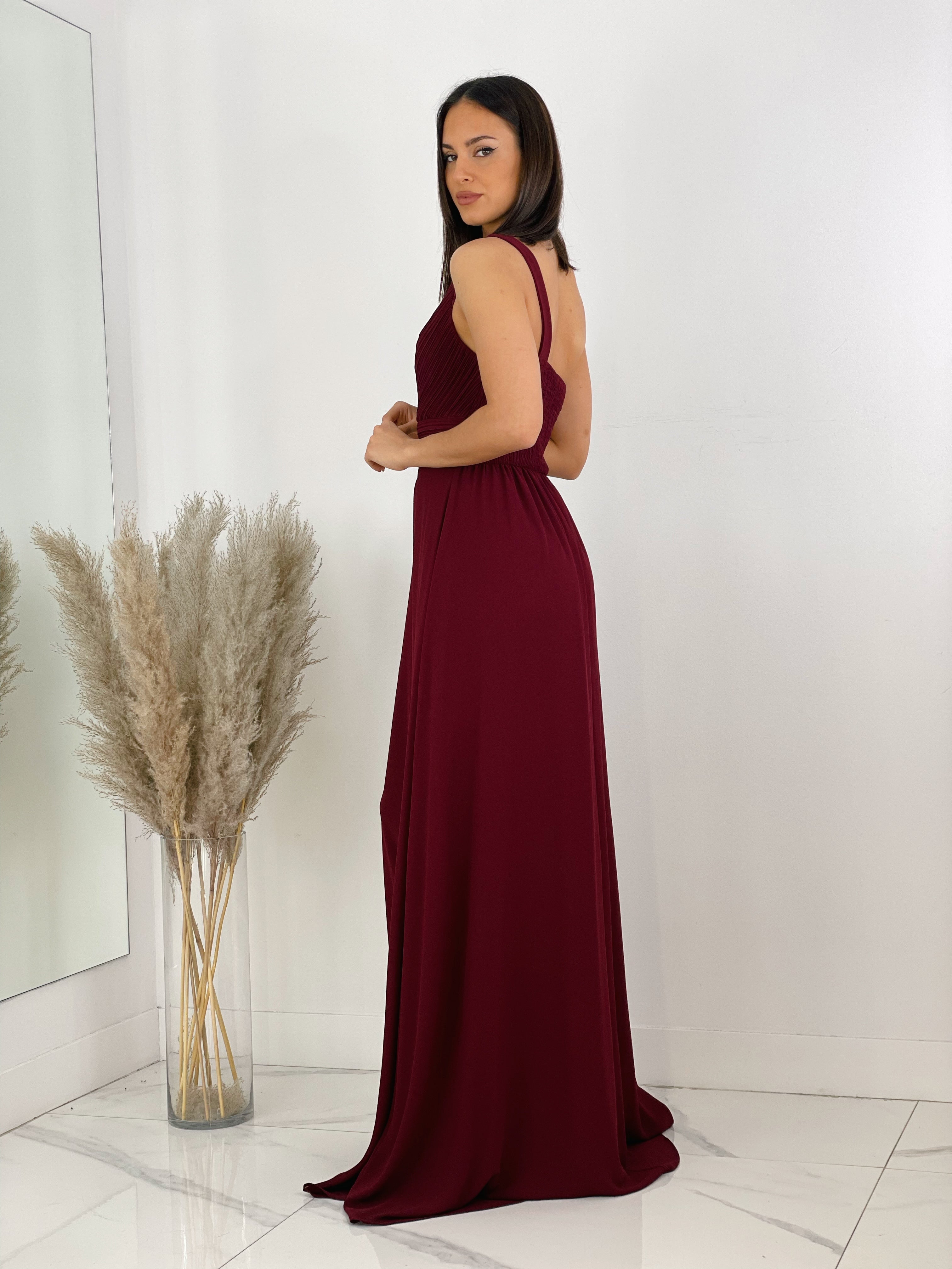 Vestido drapeado romano Julia - Zebra&Maduixa®