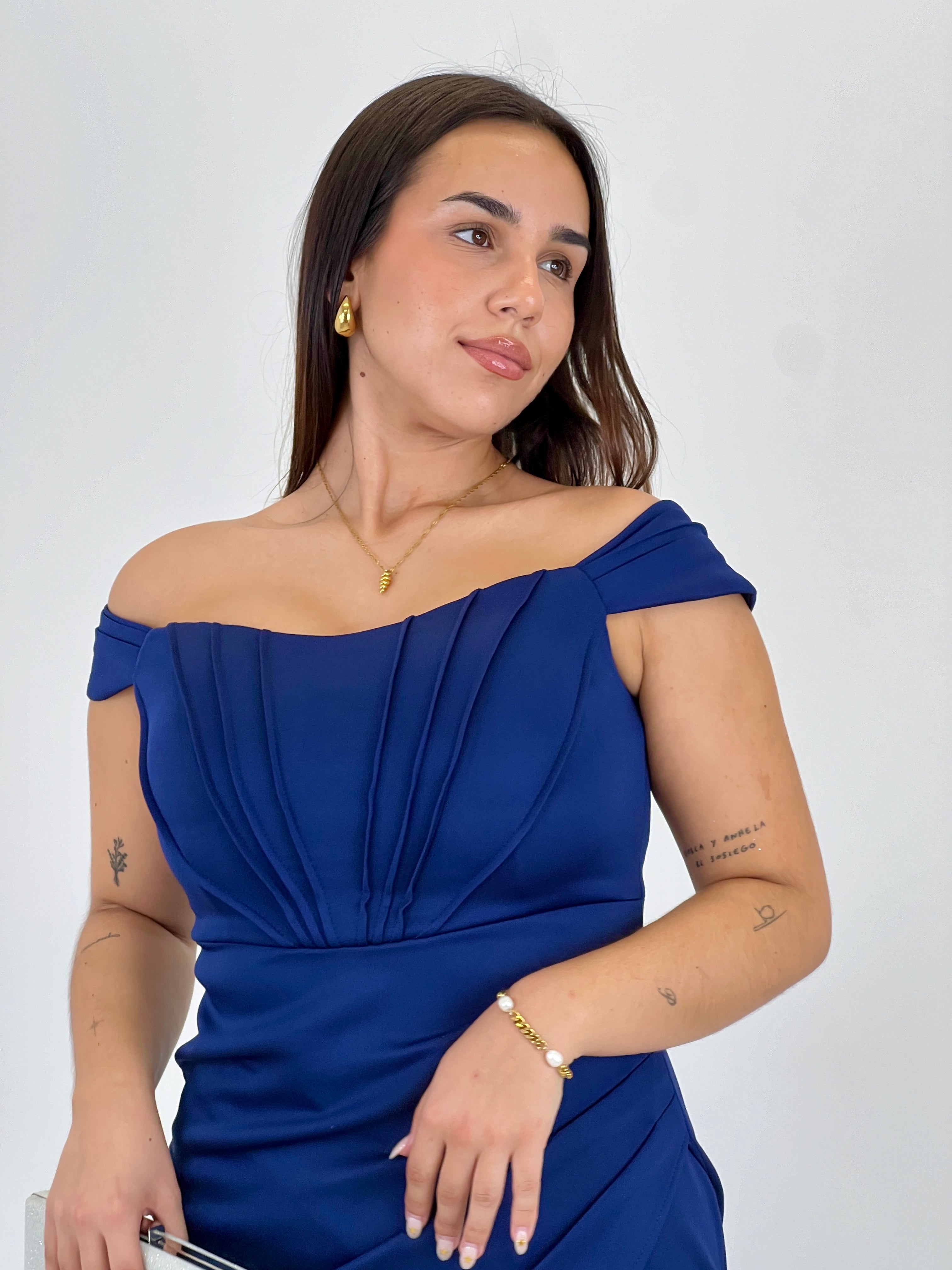 Vestido palabra de honor Selene