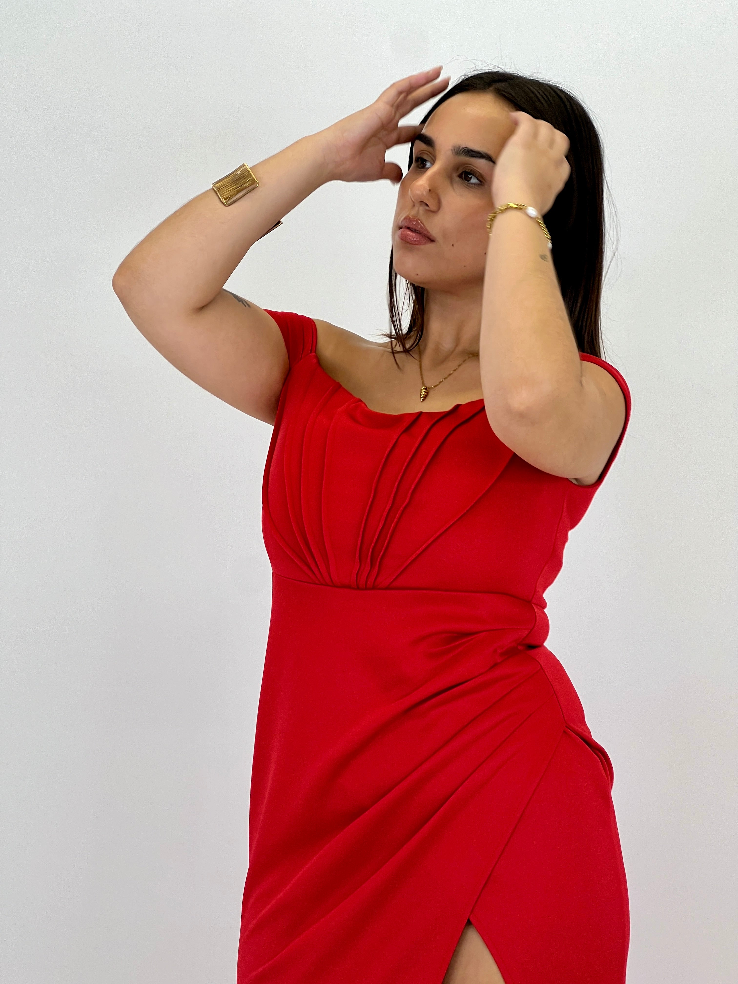 Vestido palabra de honor Selene