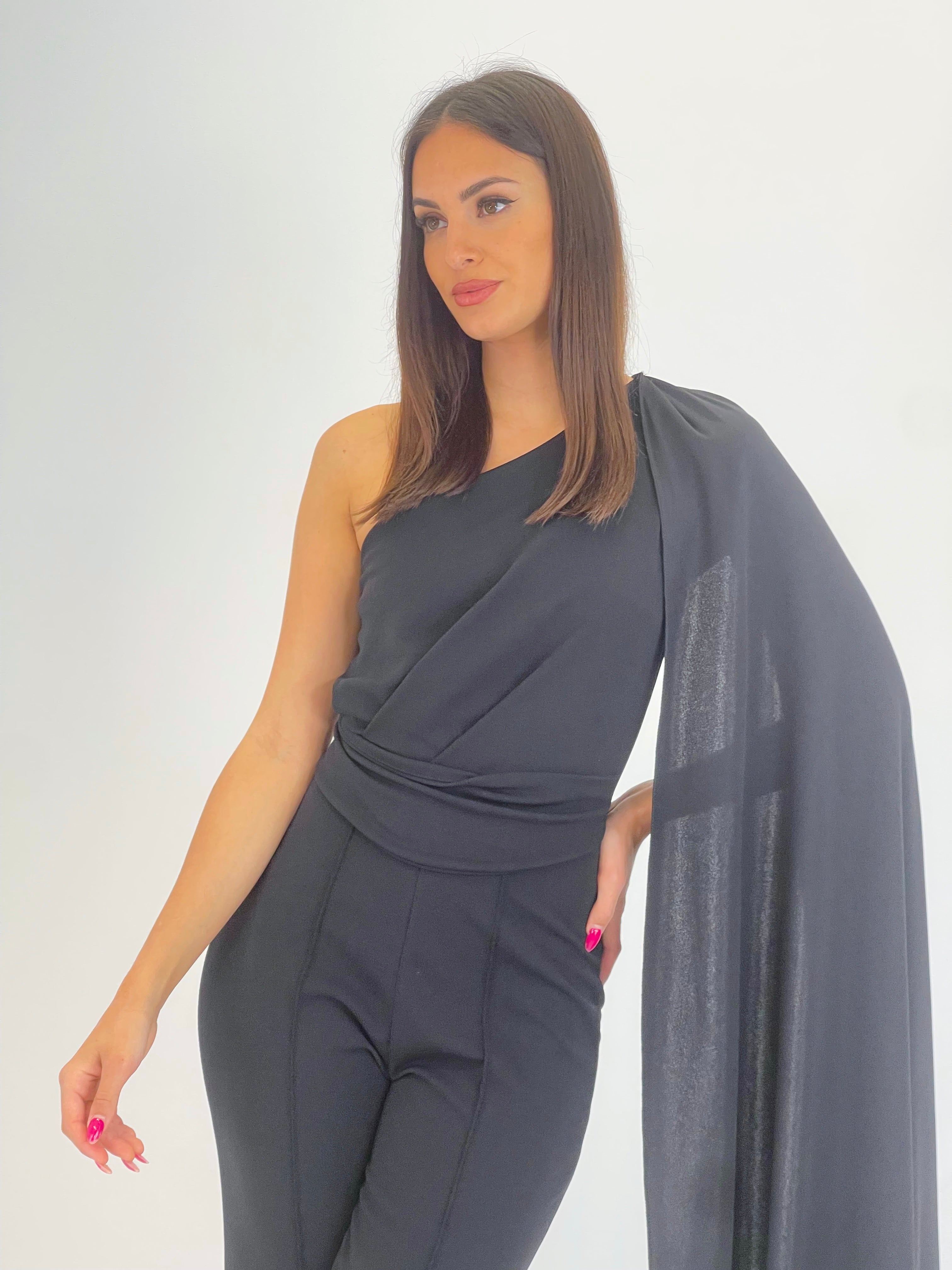 Mono crepé asimétrico Gladis