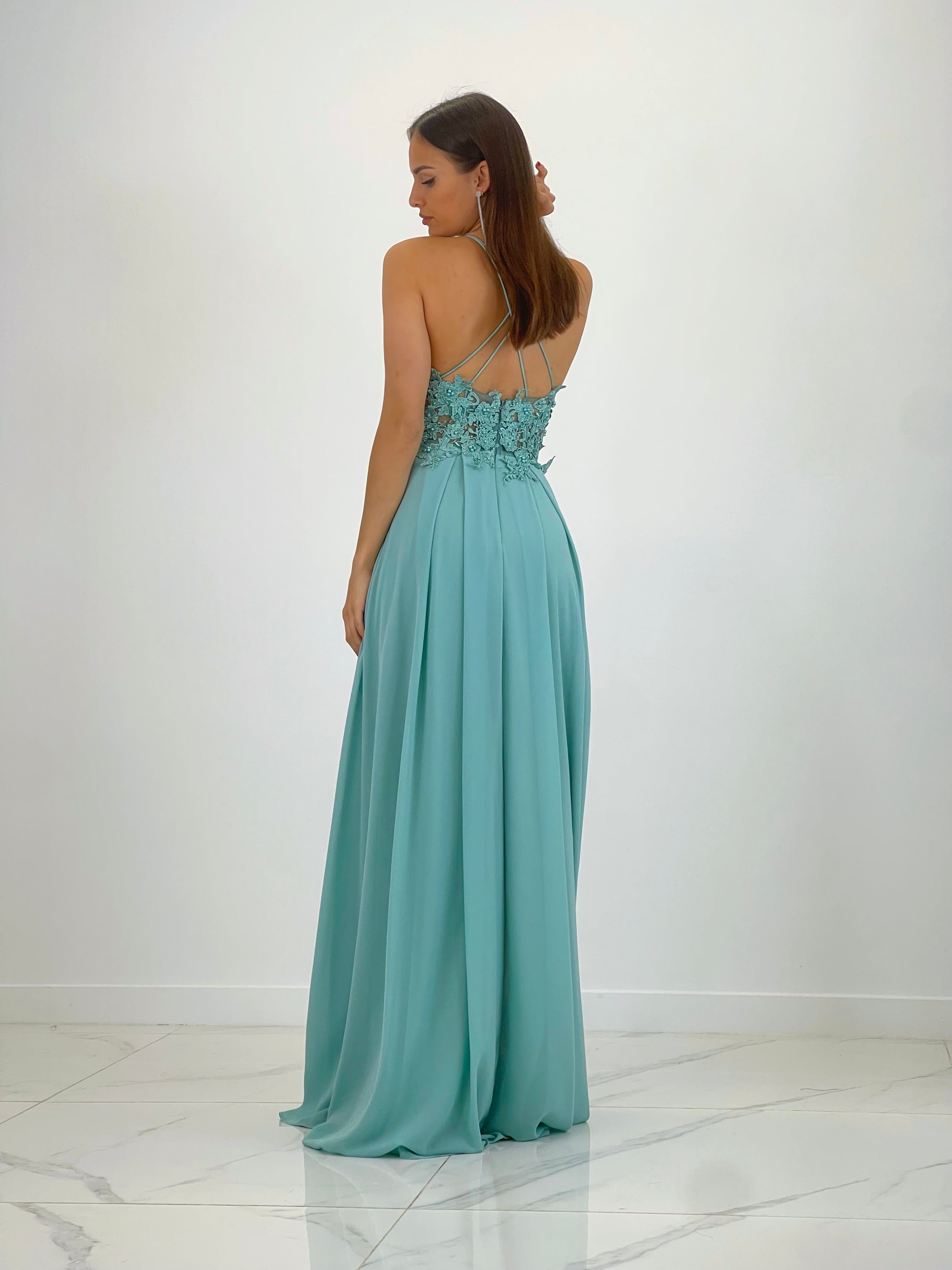 Vestido bordado tirantes Celina