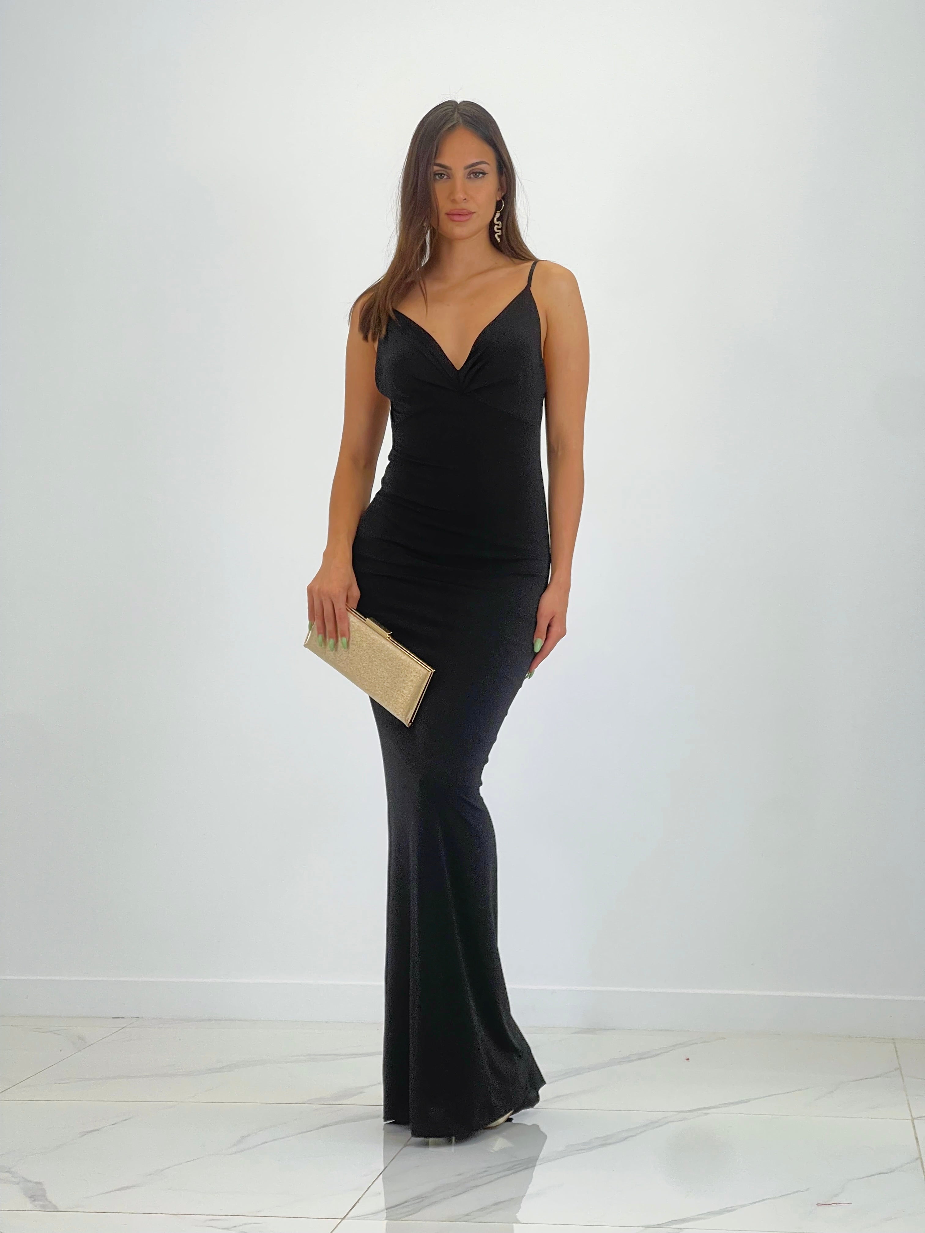 Paola gathered dress