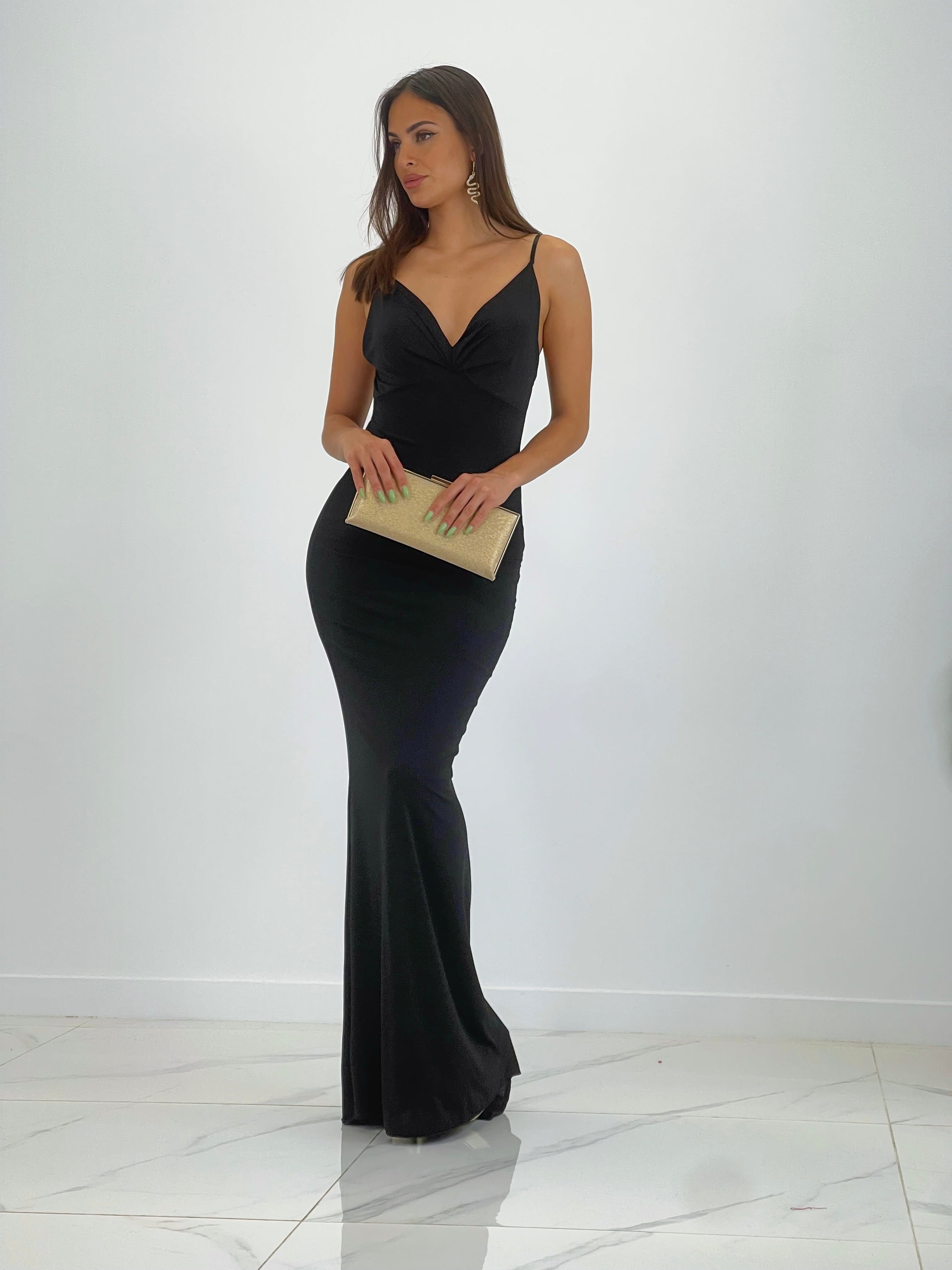 Paola gathered dress