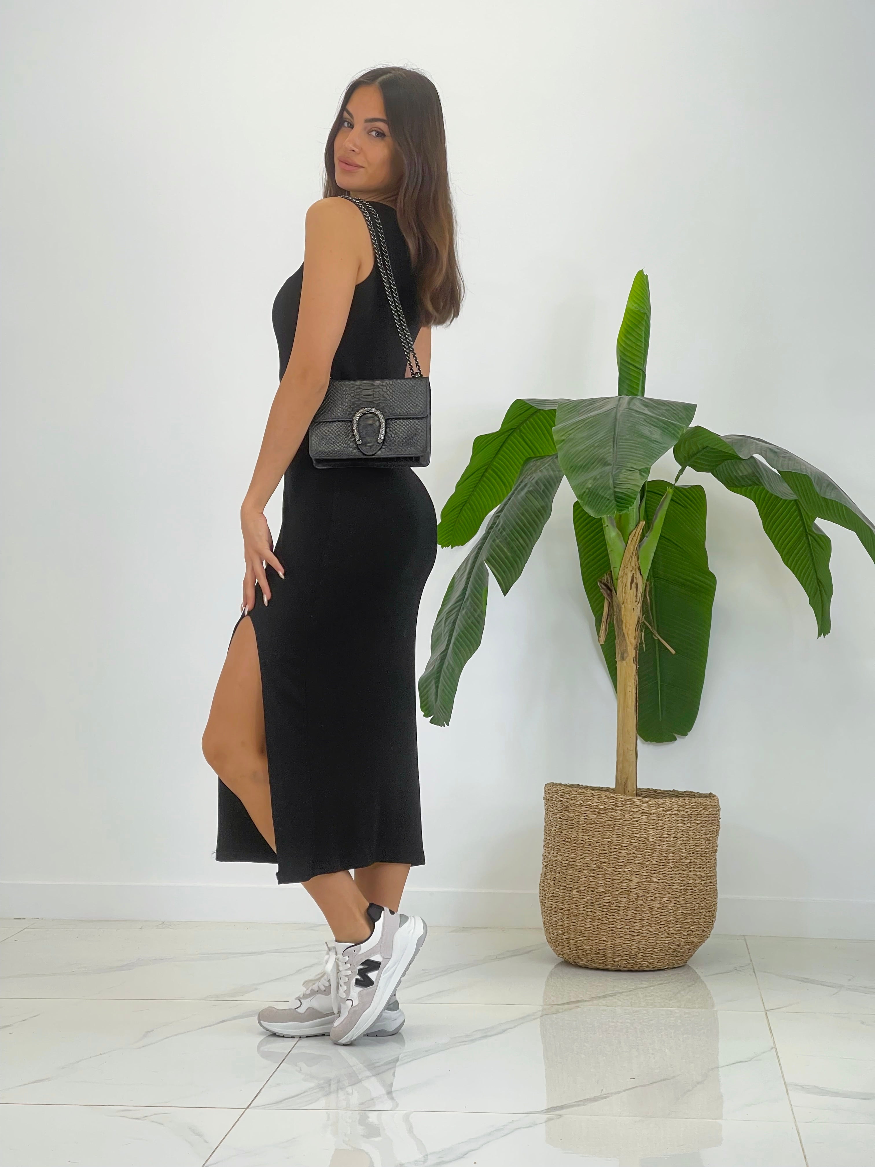 Vestido midi de canalé - Zebra&Maduixa®