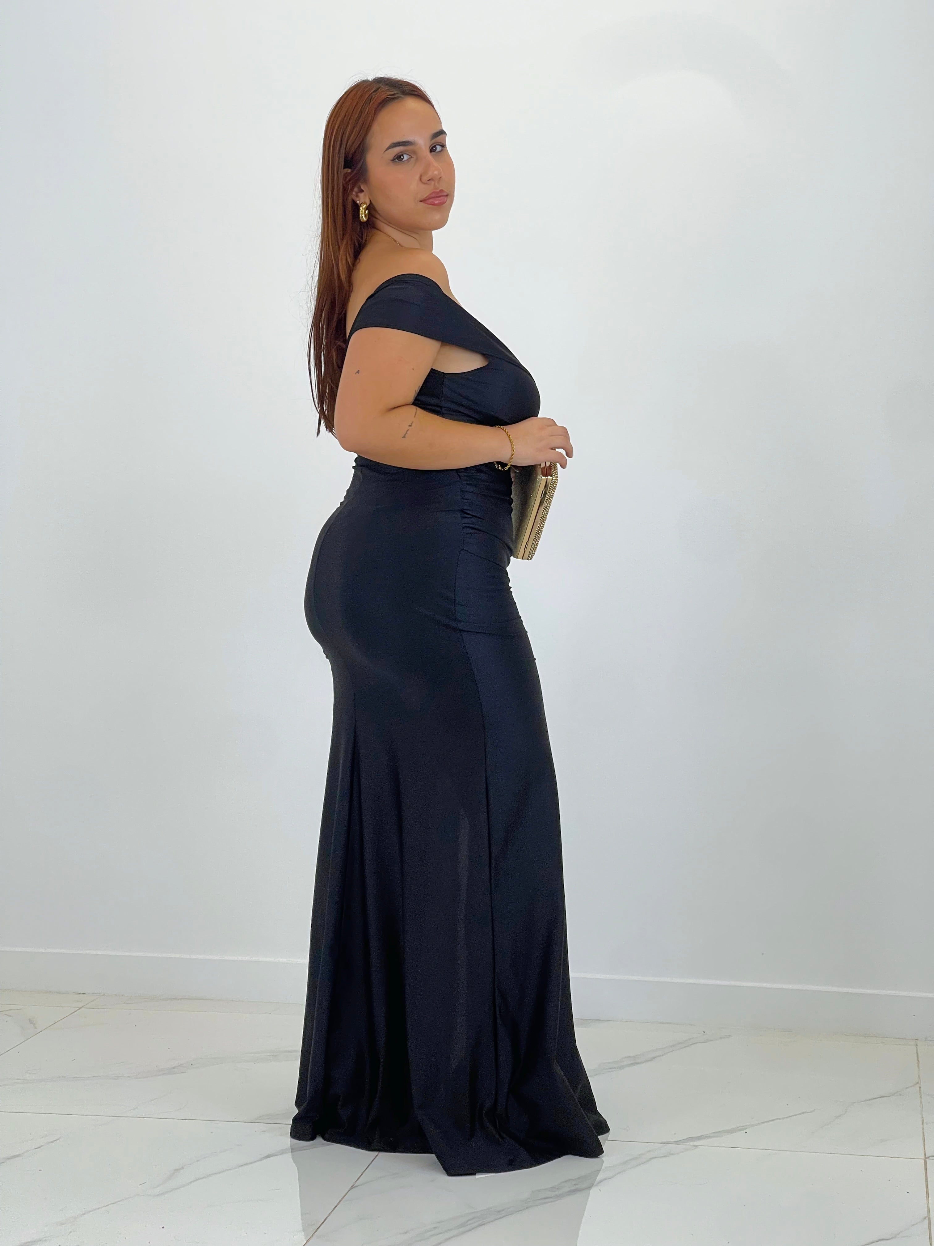 Vestido satinado Grace Plus size