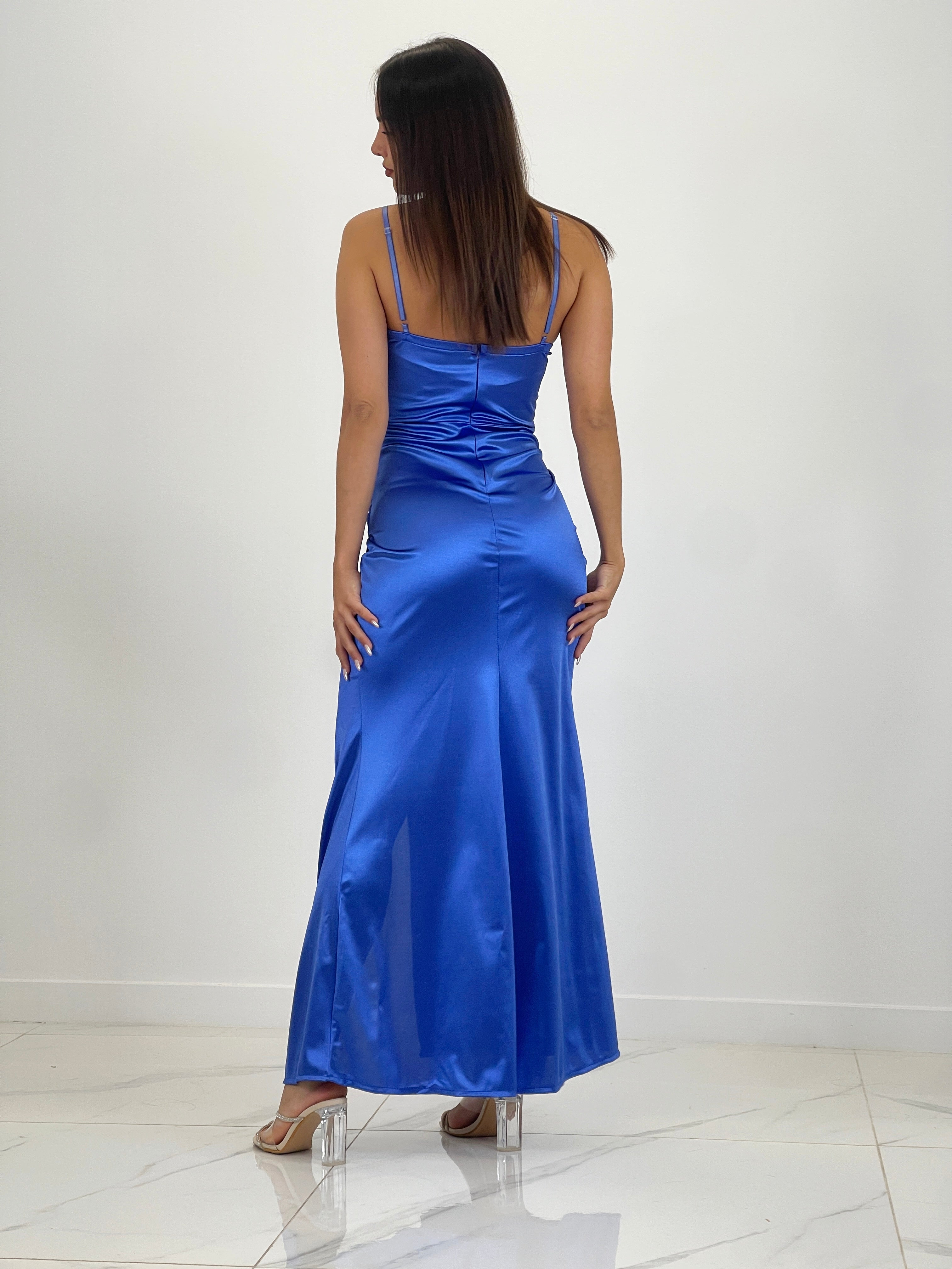 Vestido satinado corset Aroa