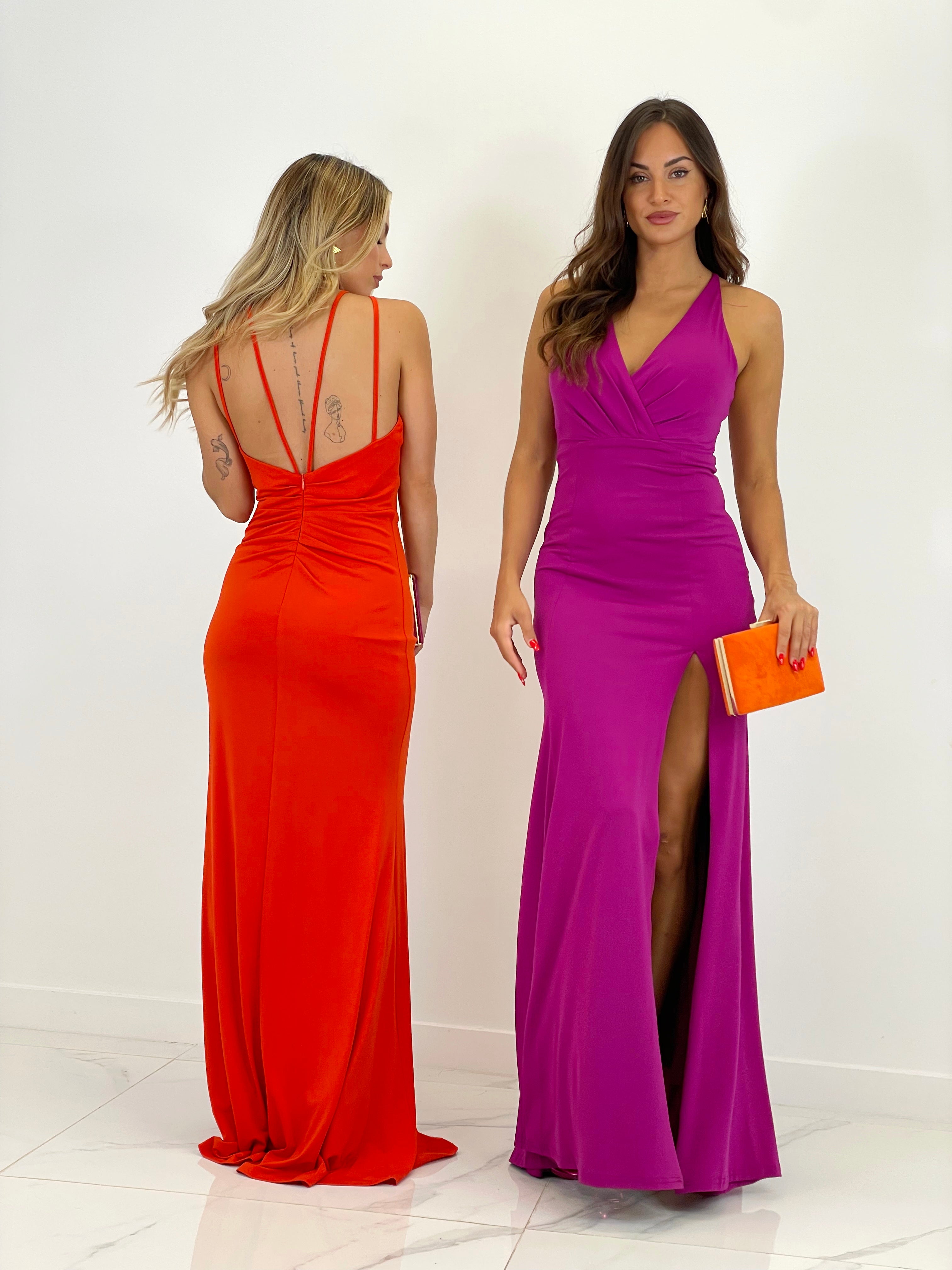 Vestido halter ceremonia Dionisia