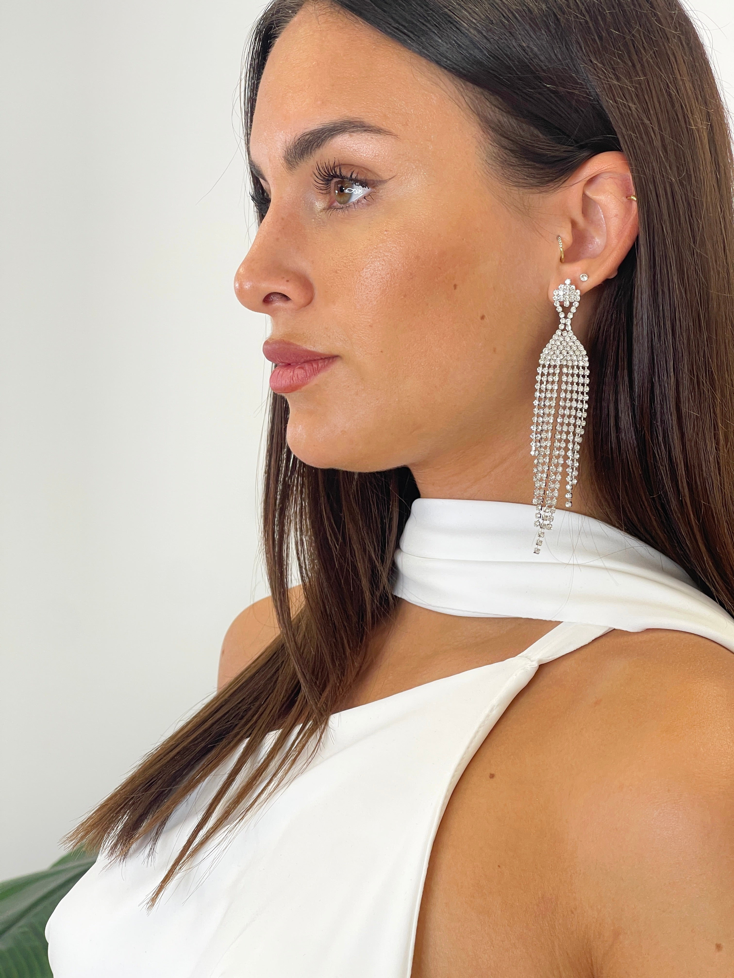 Pendientes figura pedrería