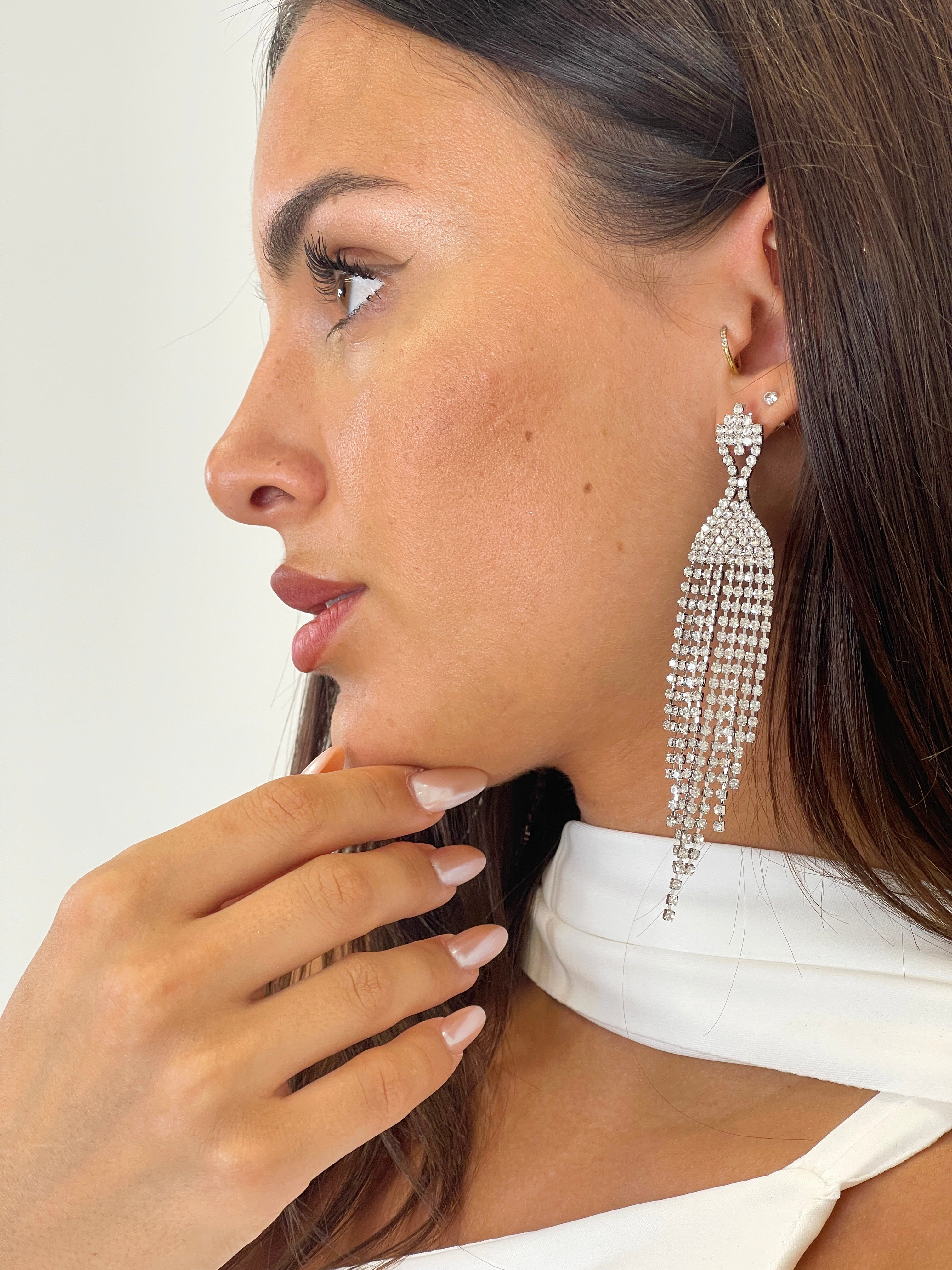 Pendientes figura pedrería