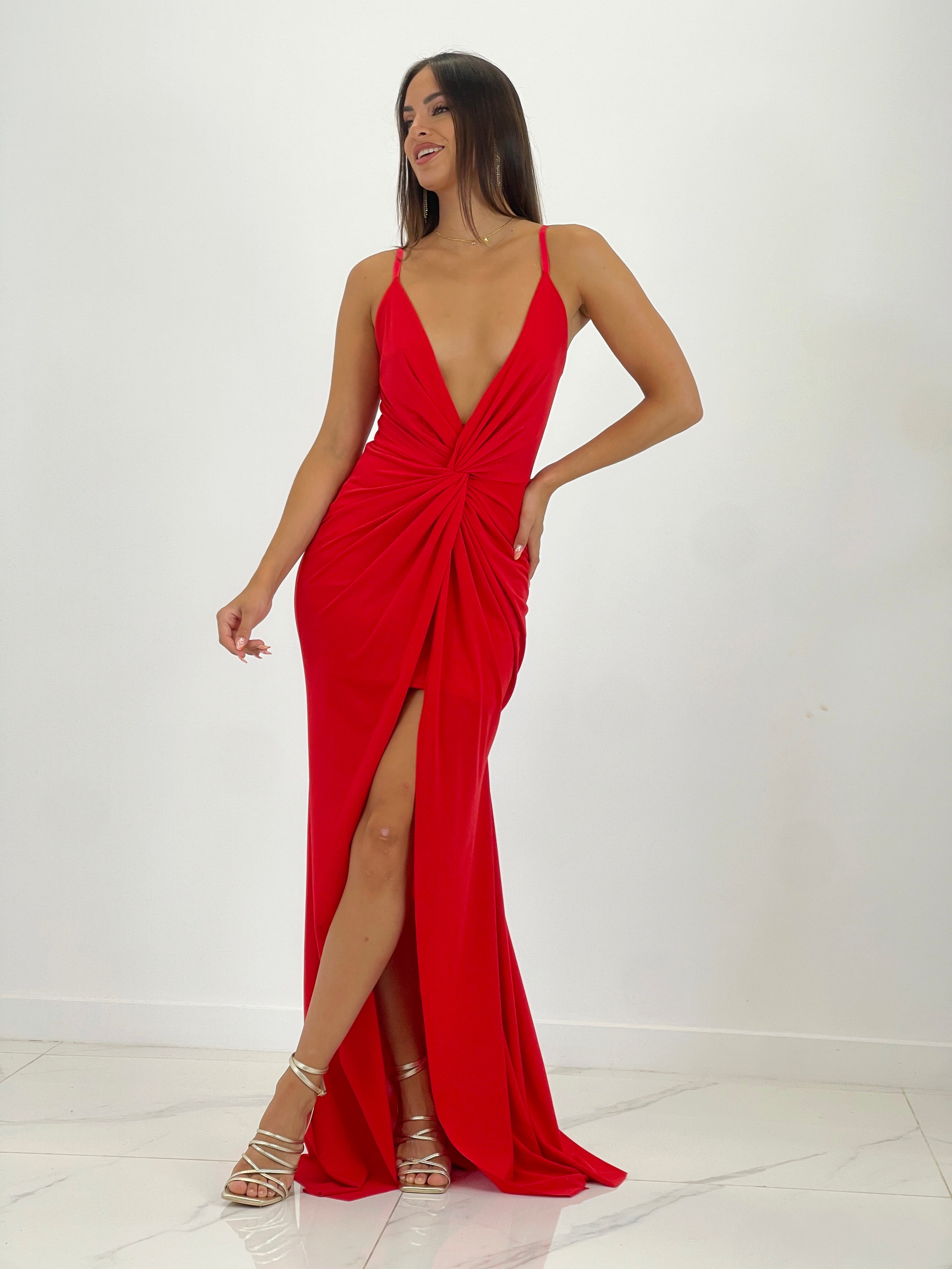 Vestido tirantes nudo Raquel