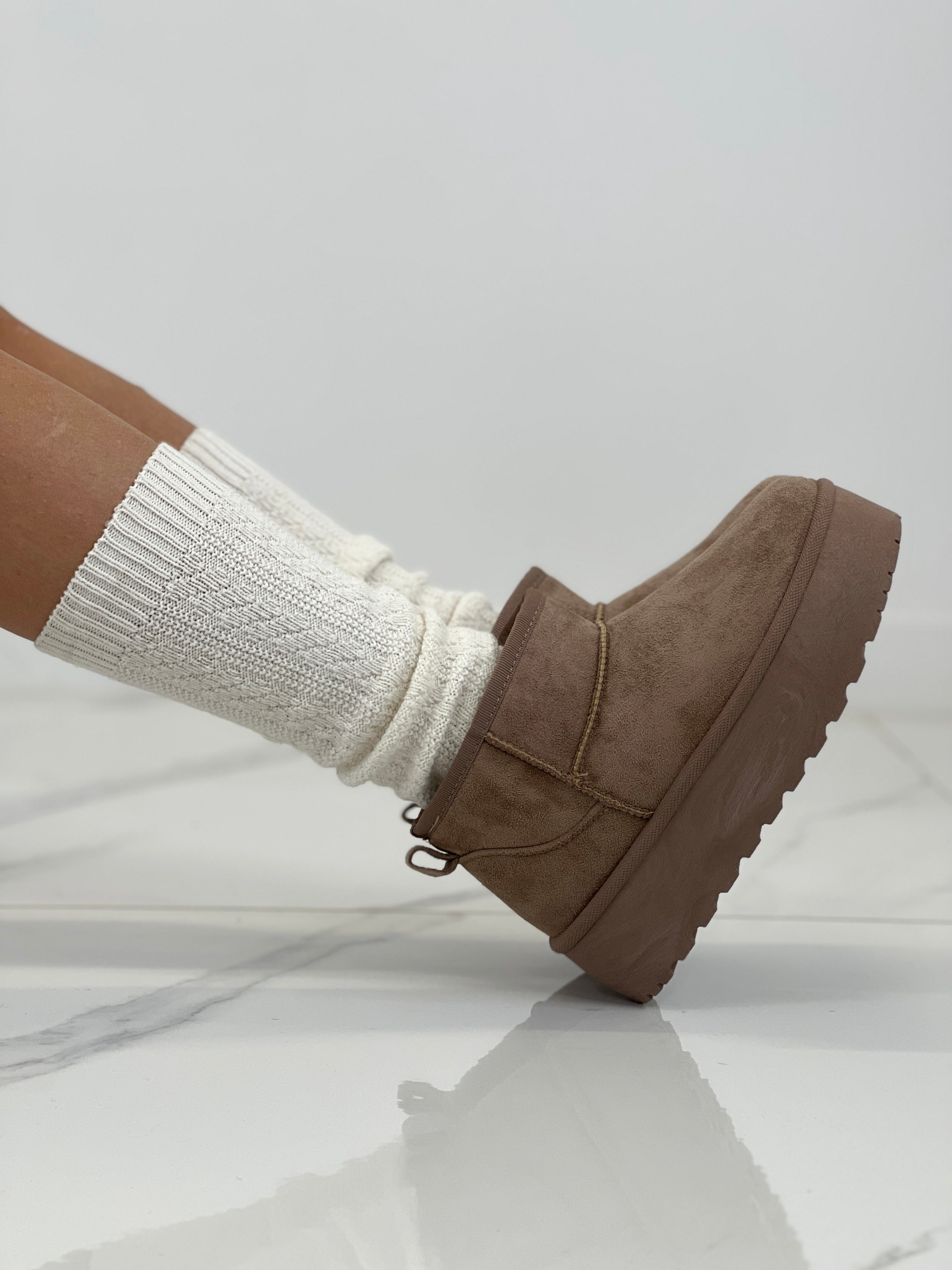 Botines plataforma forro pelo