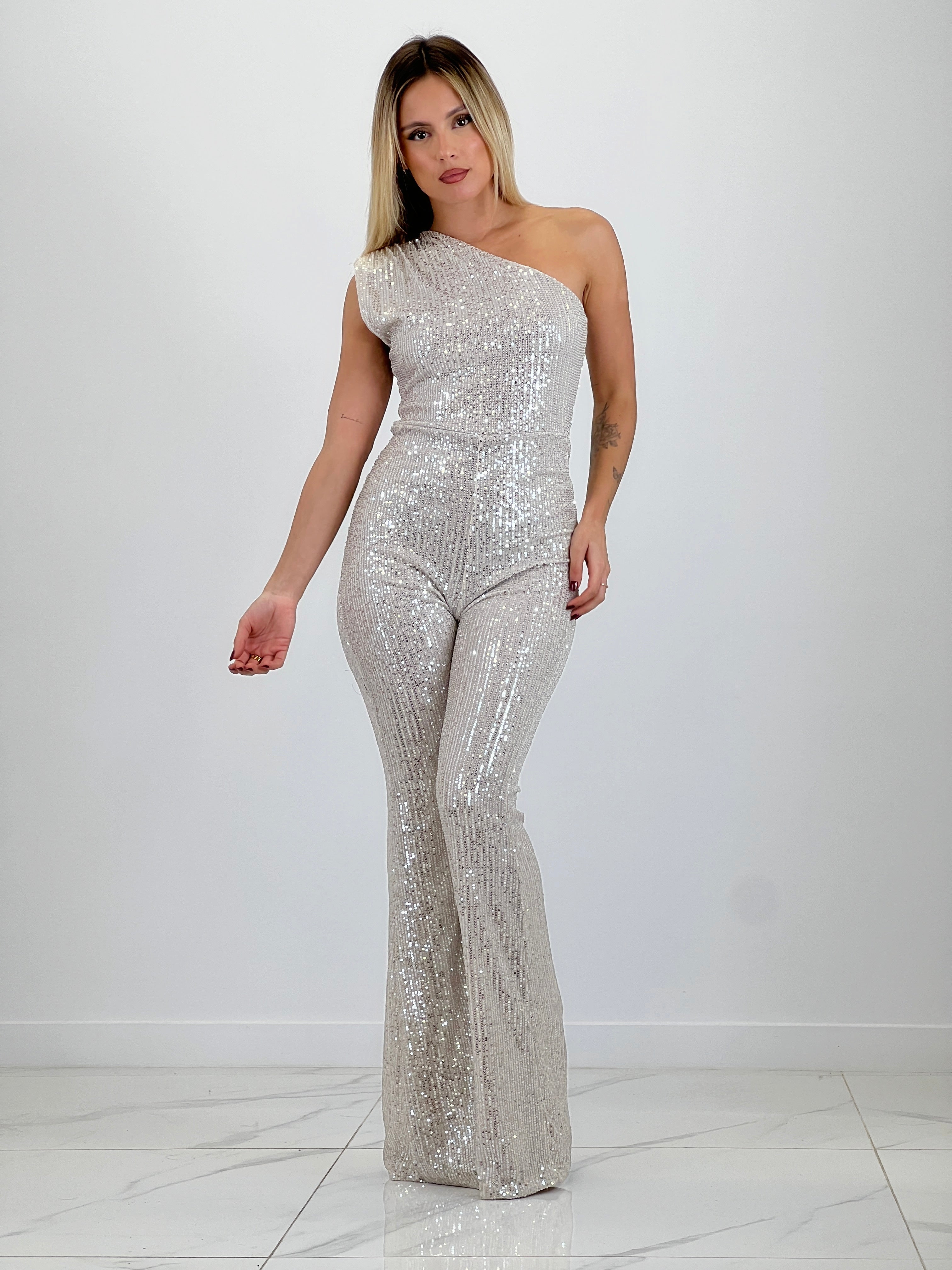 Mono asymétrique à sequins