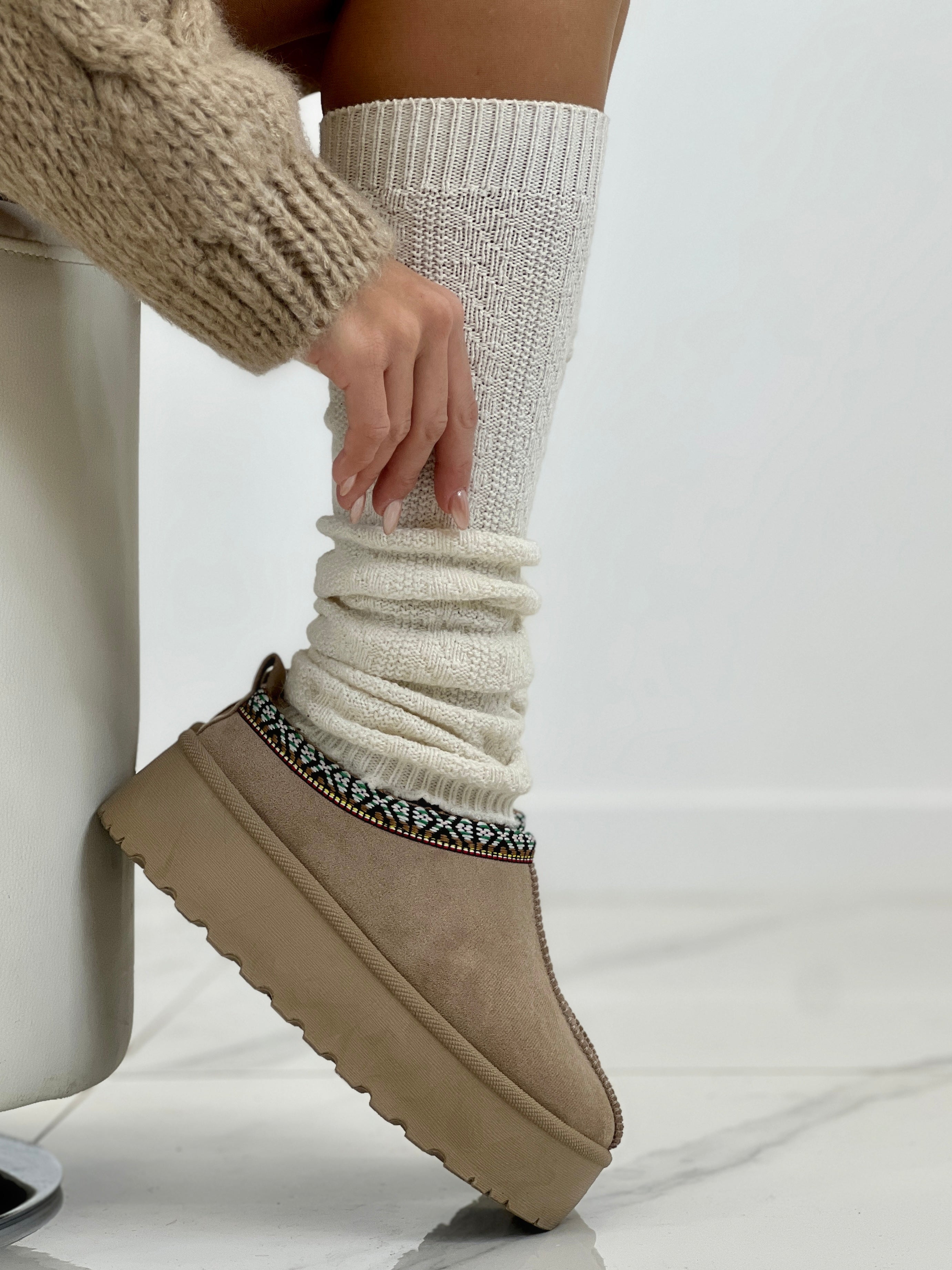 Zueco plataforma pelo