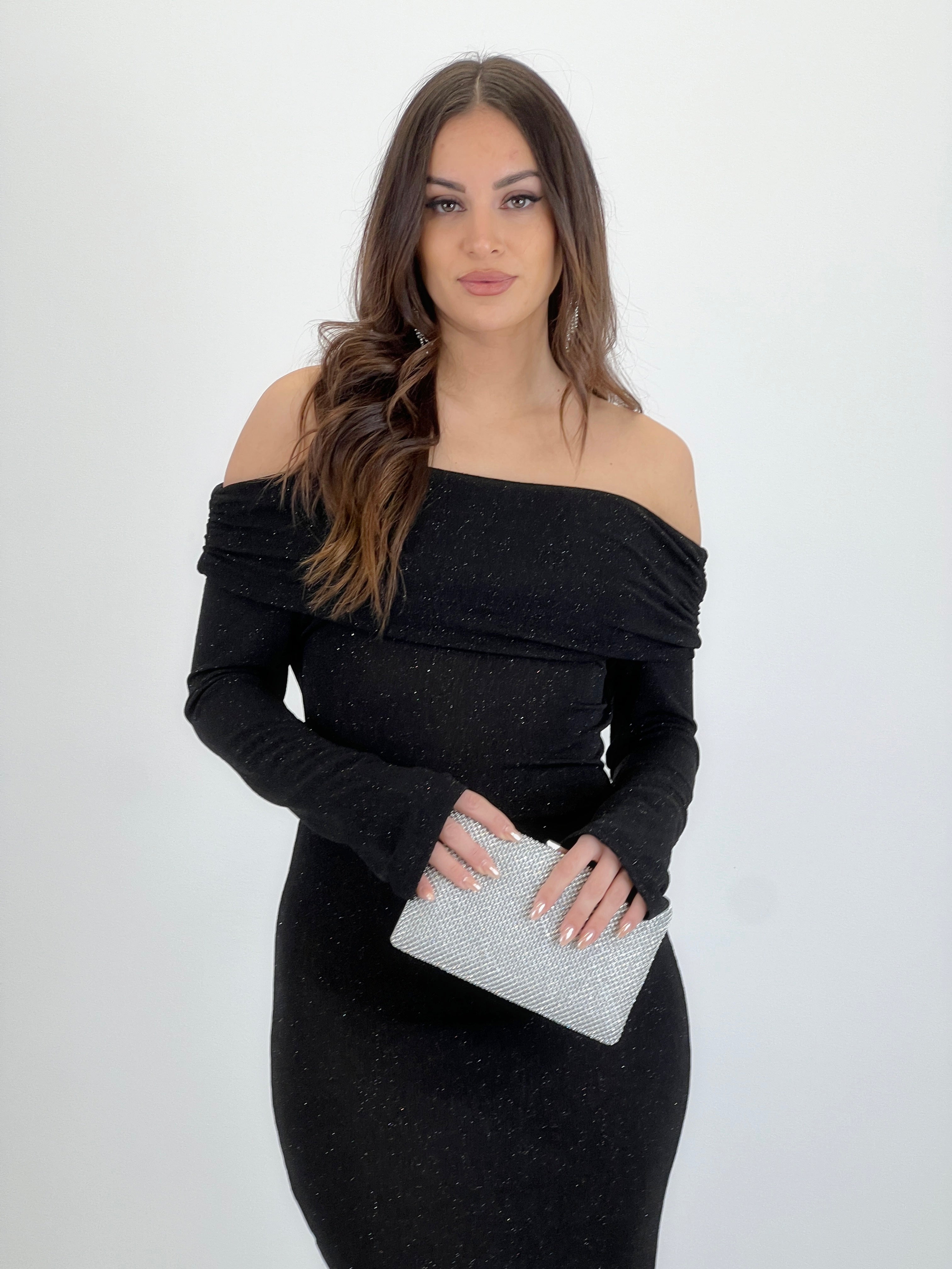 Nora boat neck dress