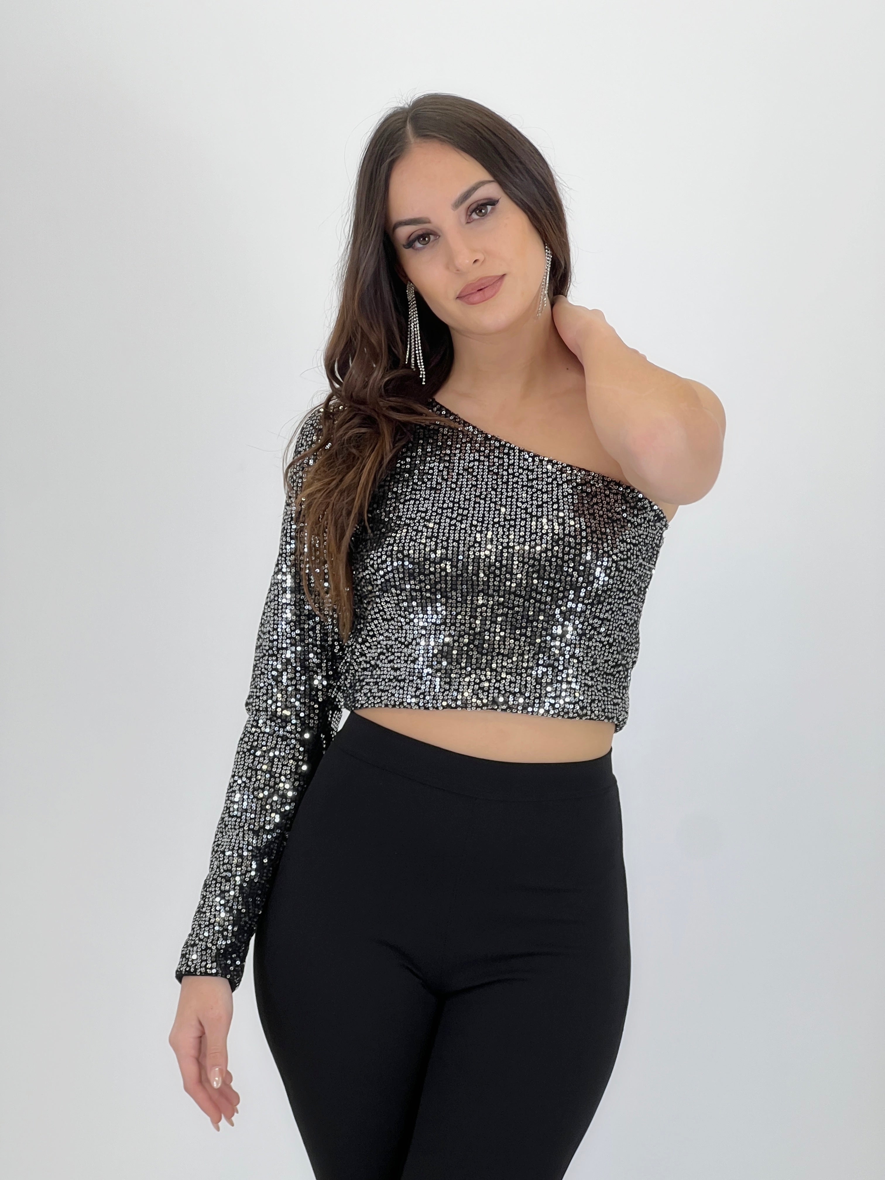 Top lentejuelas Kourtney