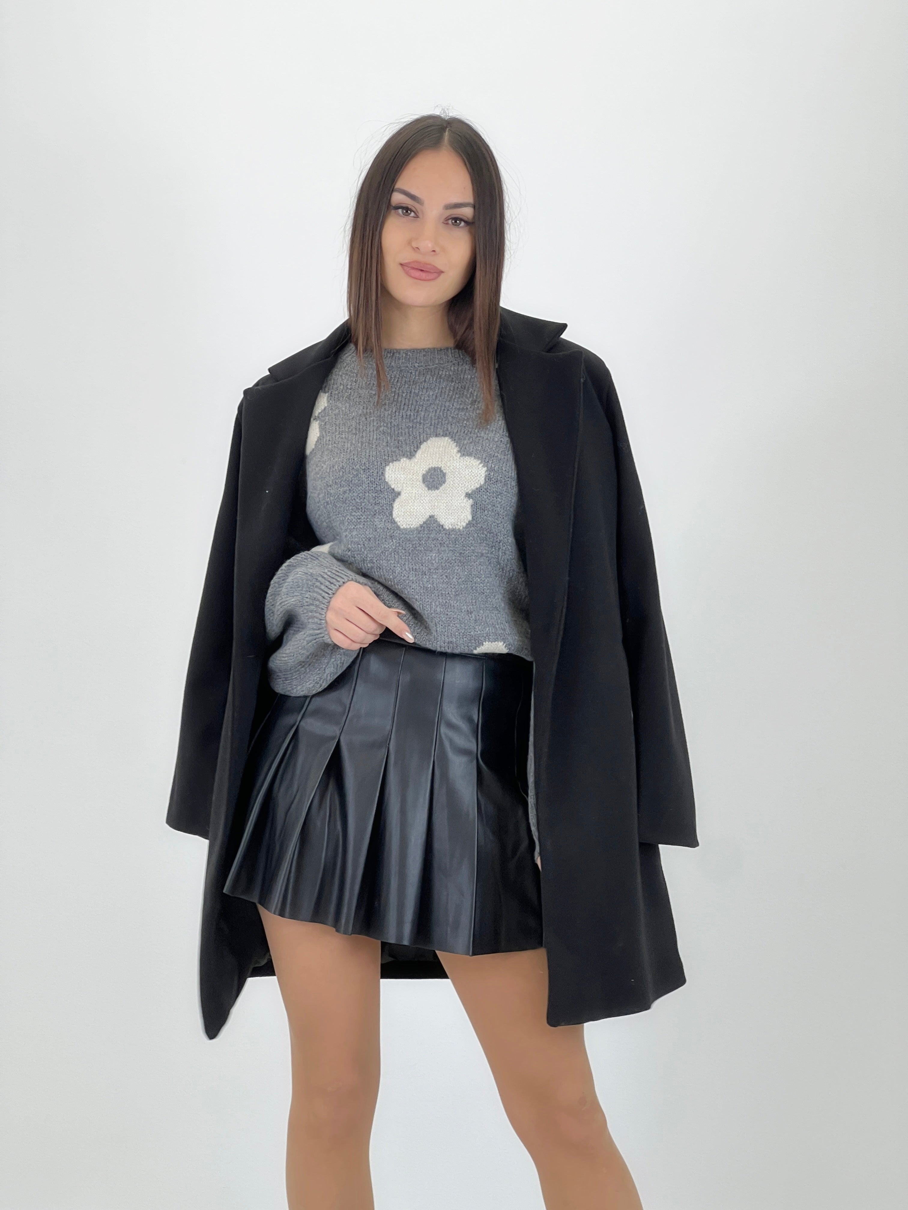 Jersey flores bordadas