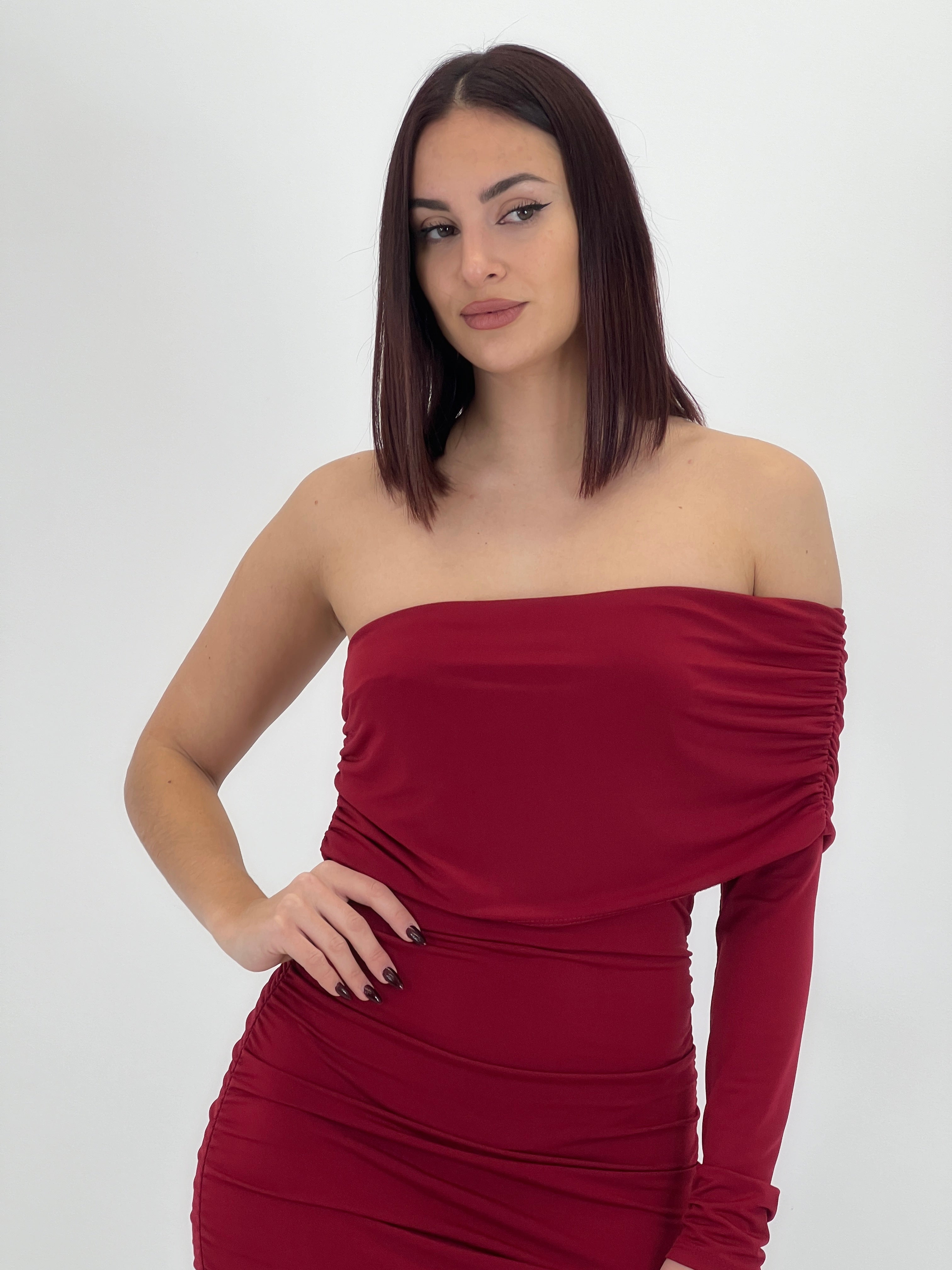 Vestido fruncido Ebele