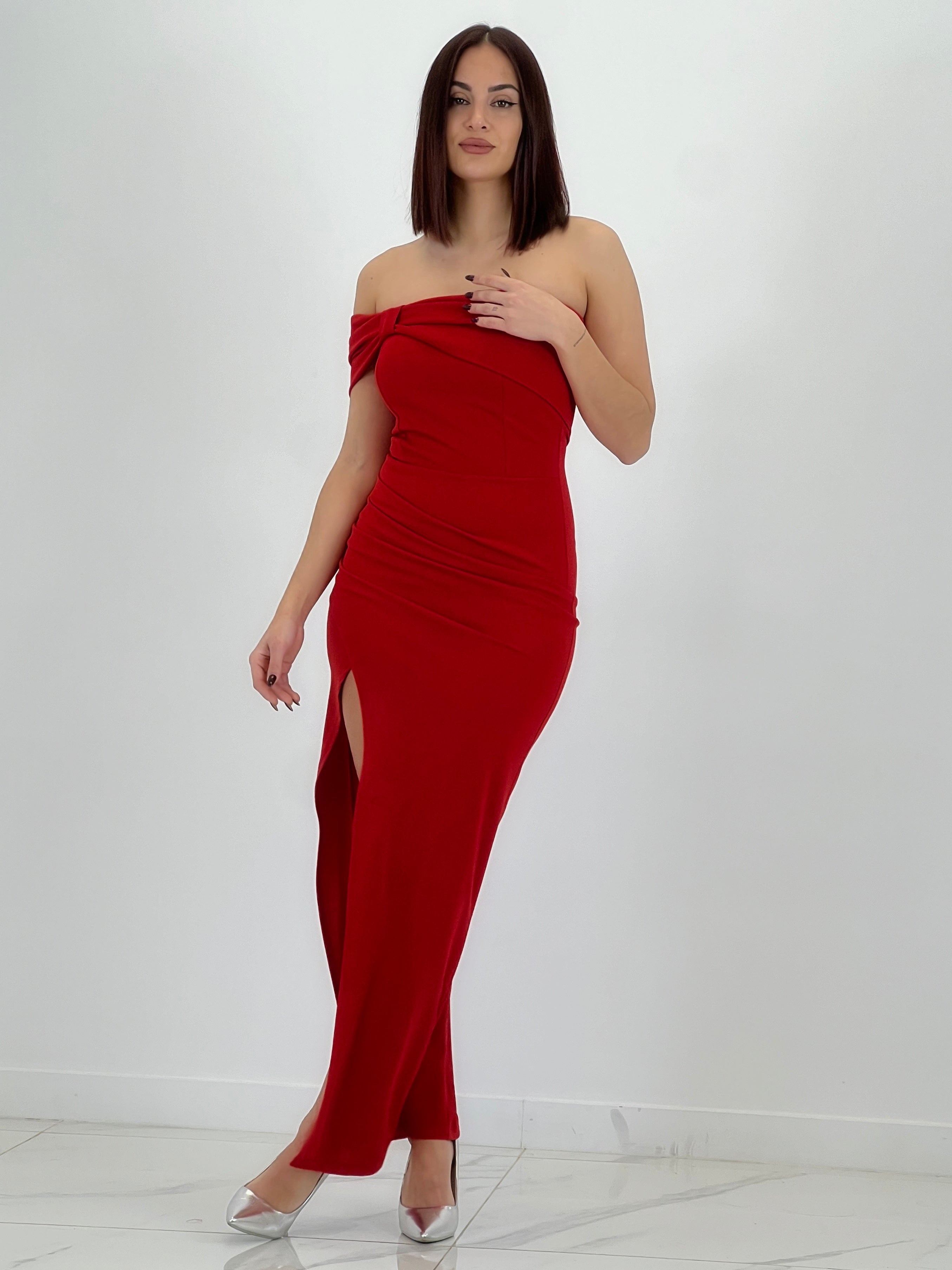 Vestido palabra de honor Stefania