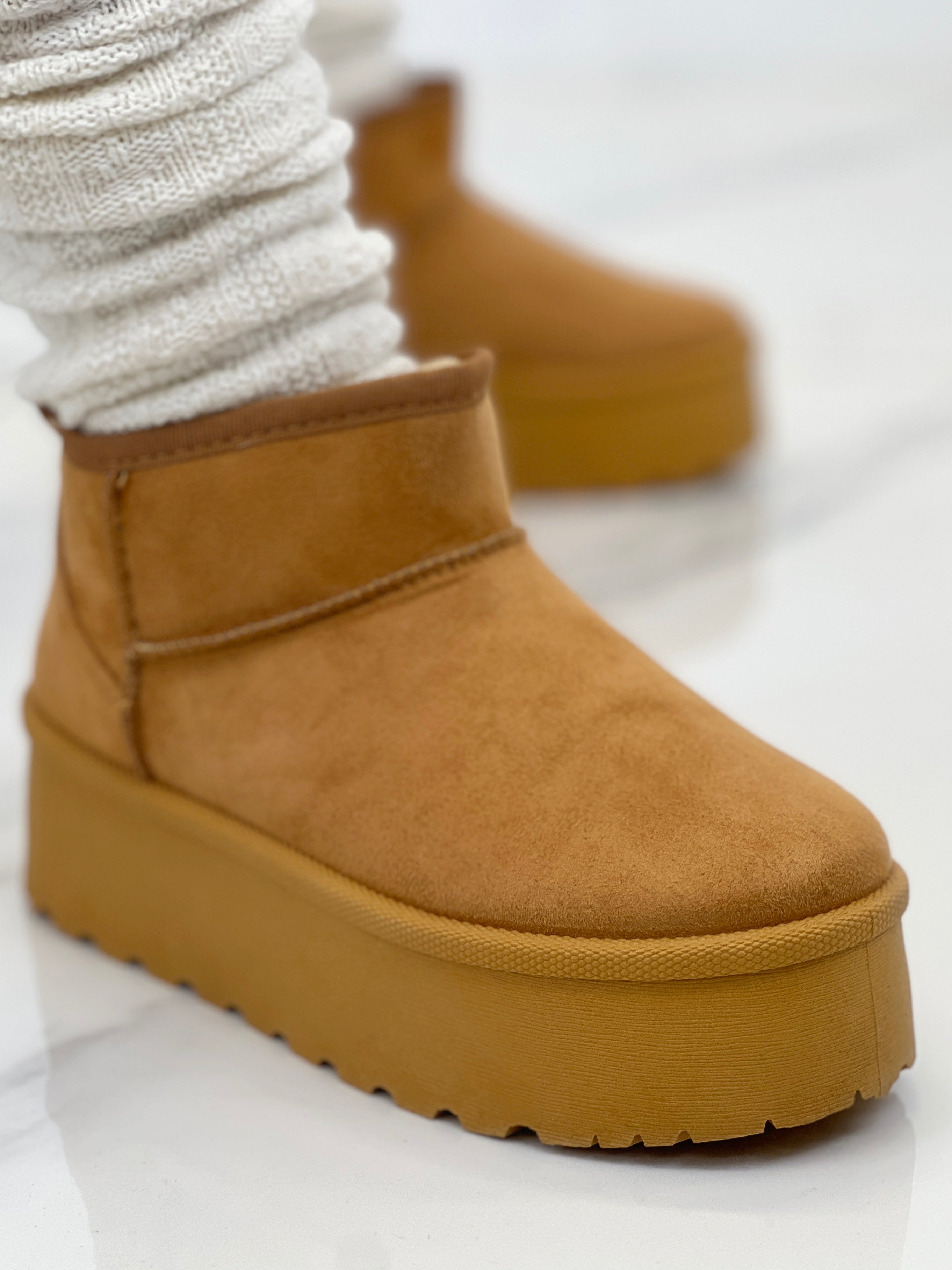 Botines plataforma forro pelo