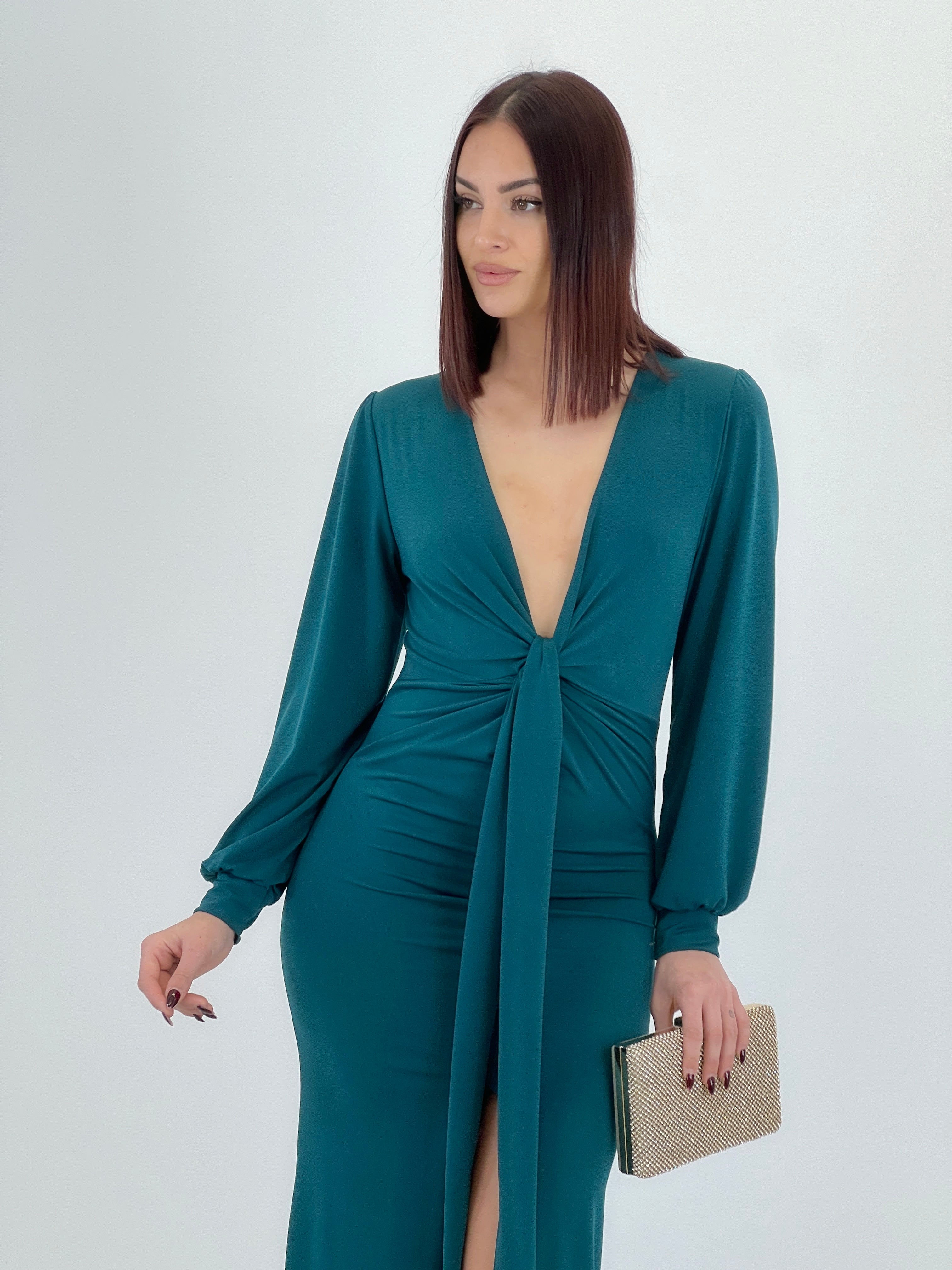 Vestido anudado Mariela