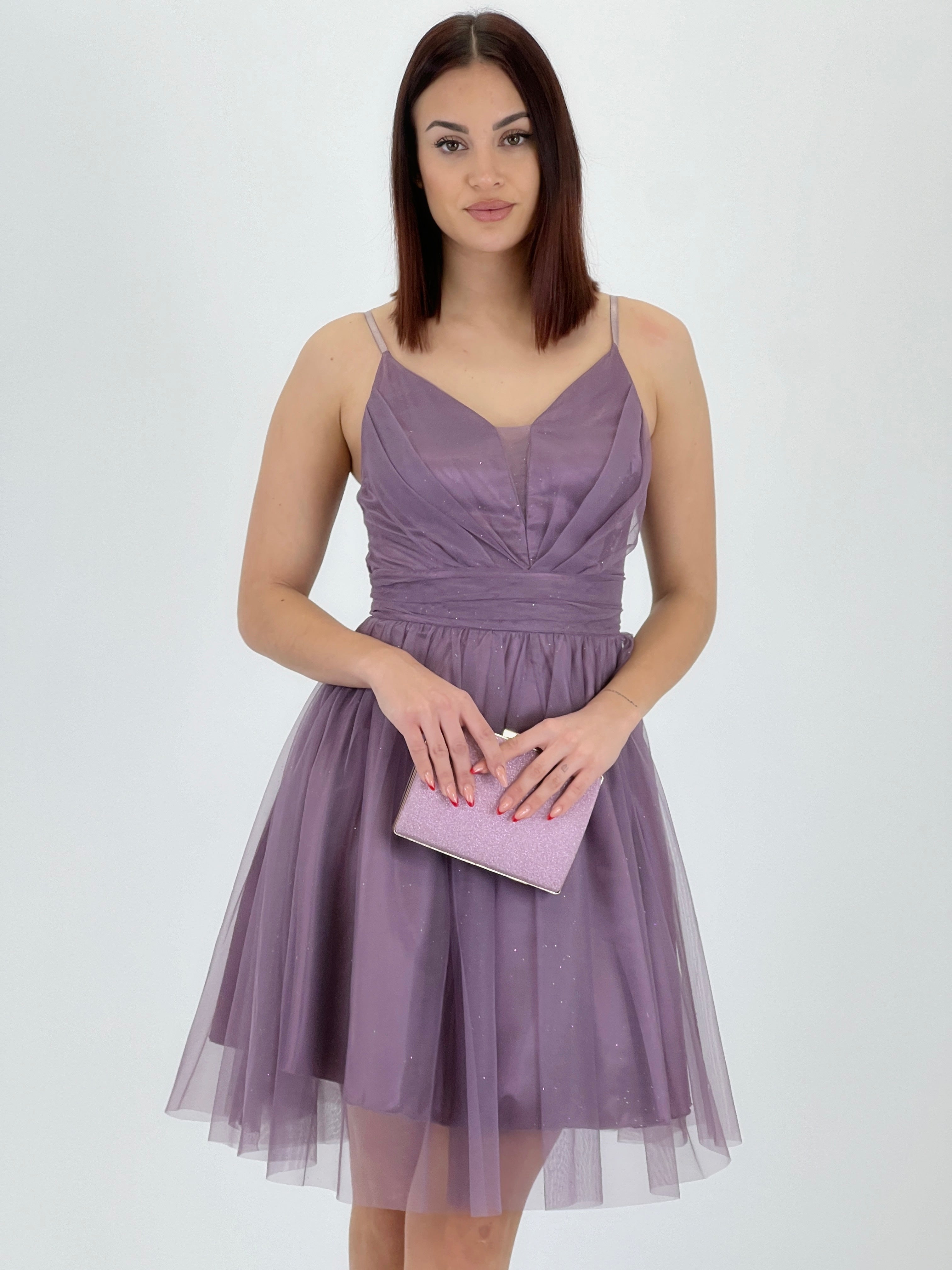 Vestido de tul midi Bianca