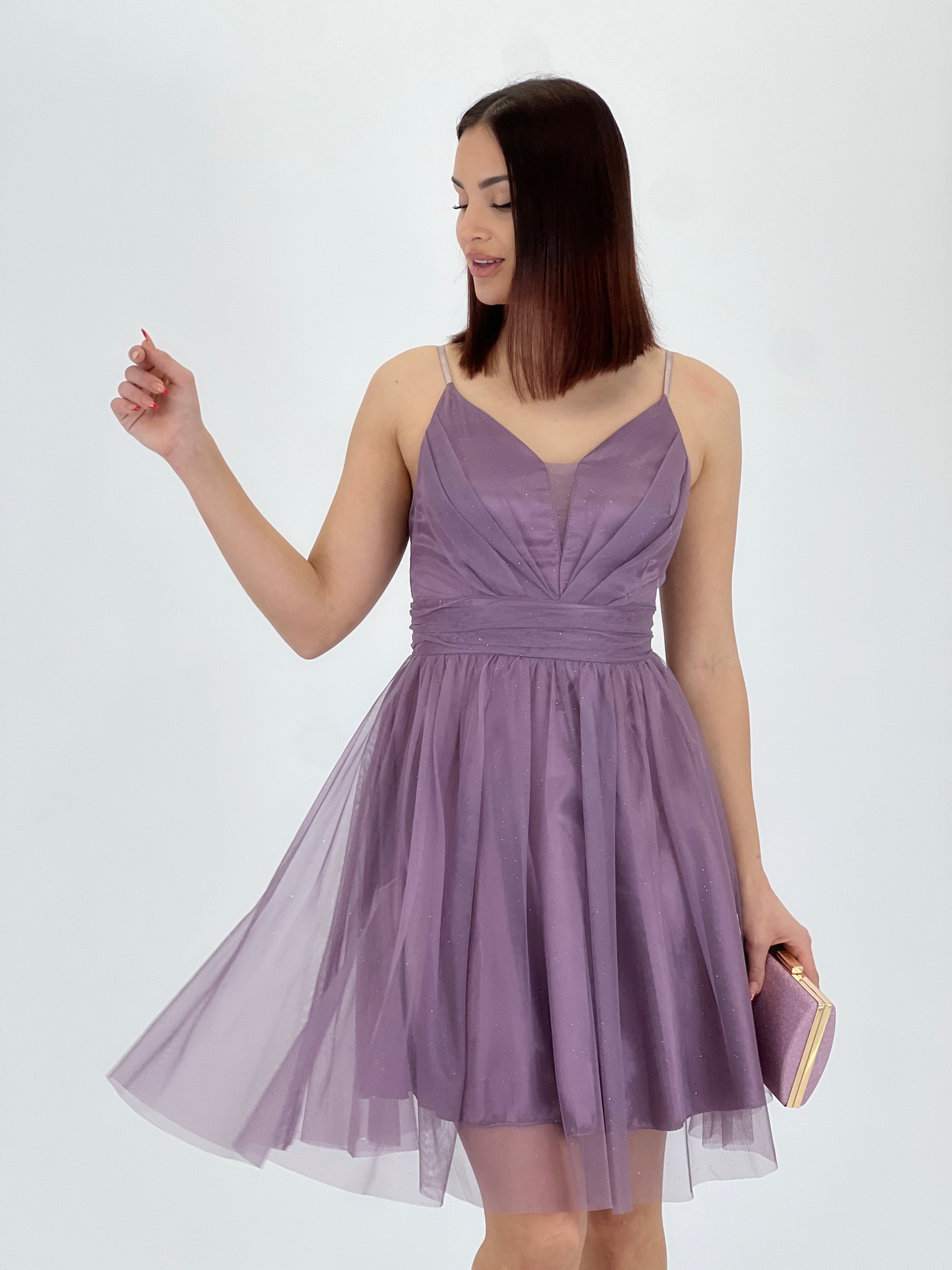 Vestido de tul midi Bianca