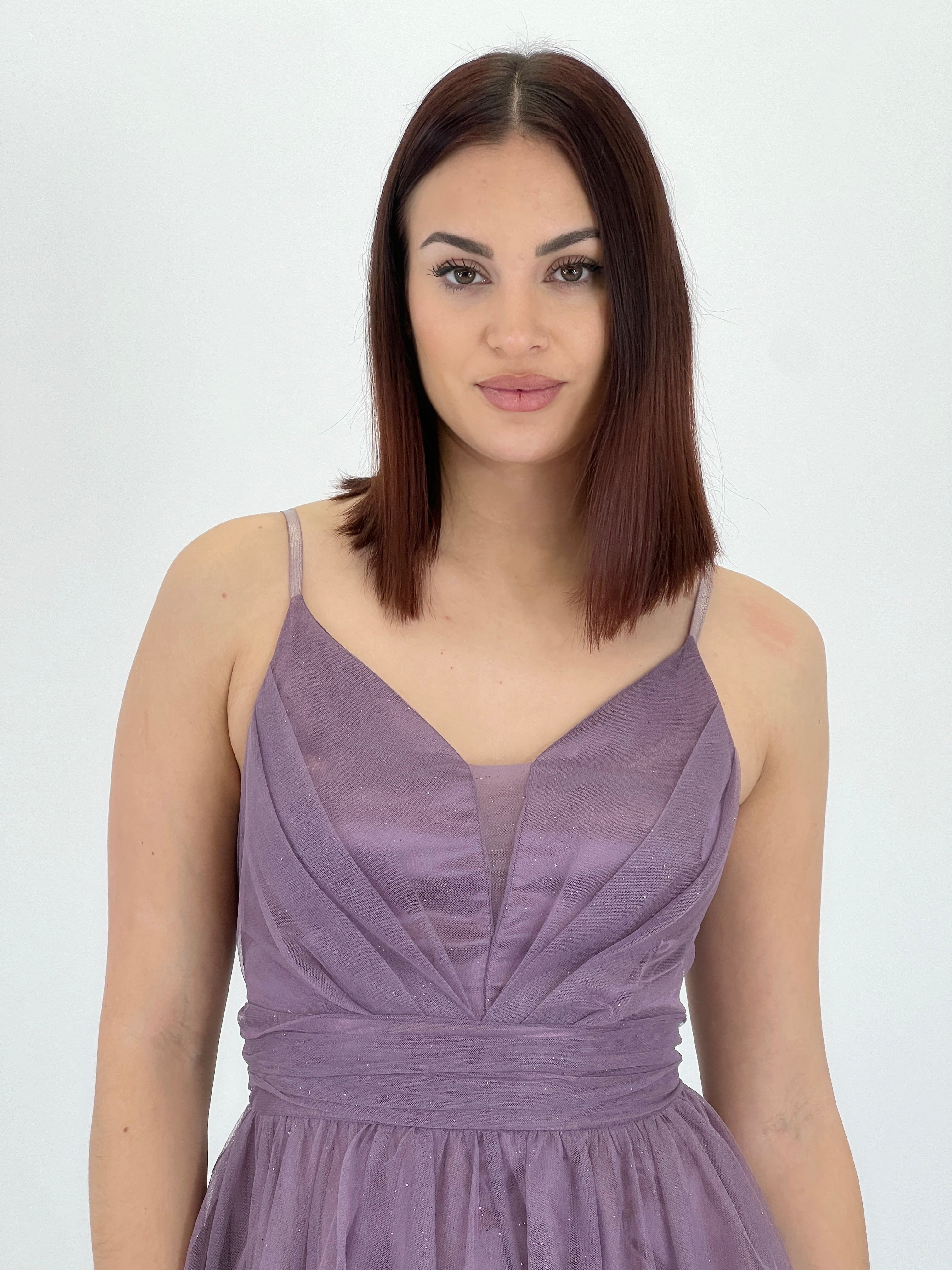 Vestido de tul midi Bianca