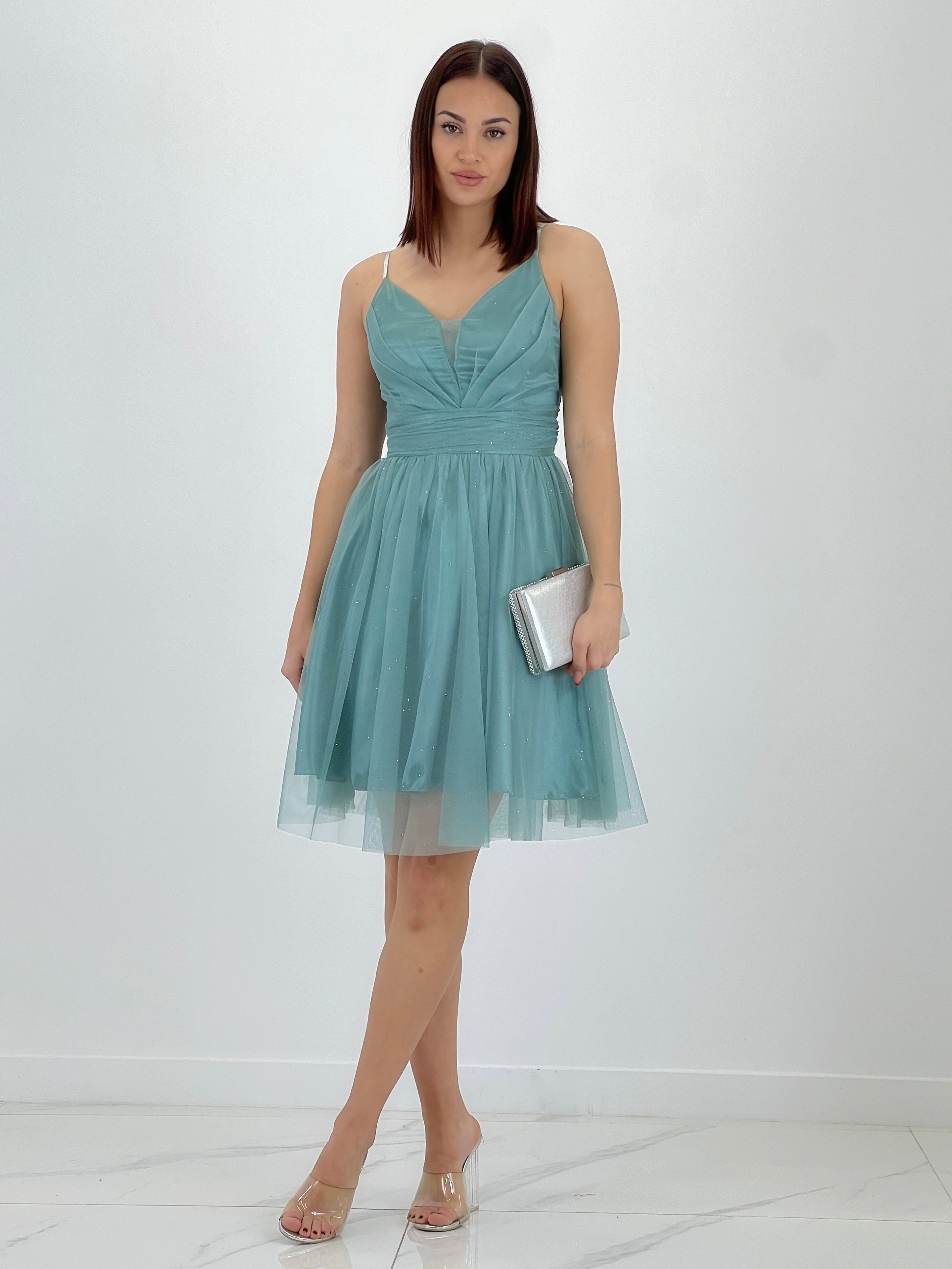 Vestido de tul midi Bianca