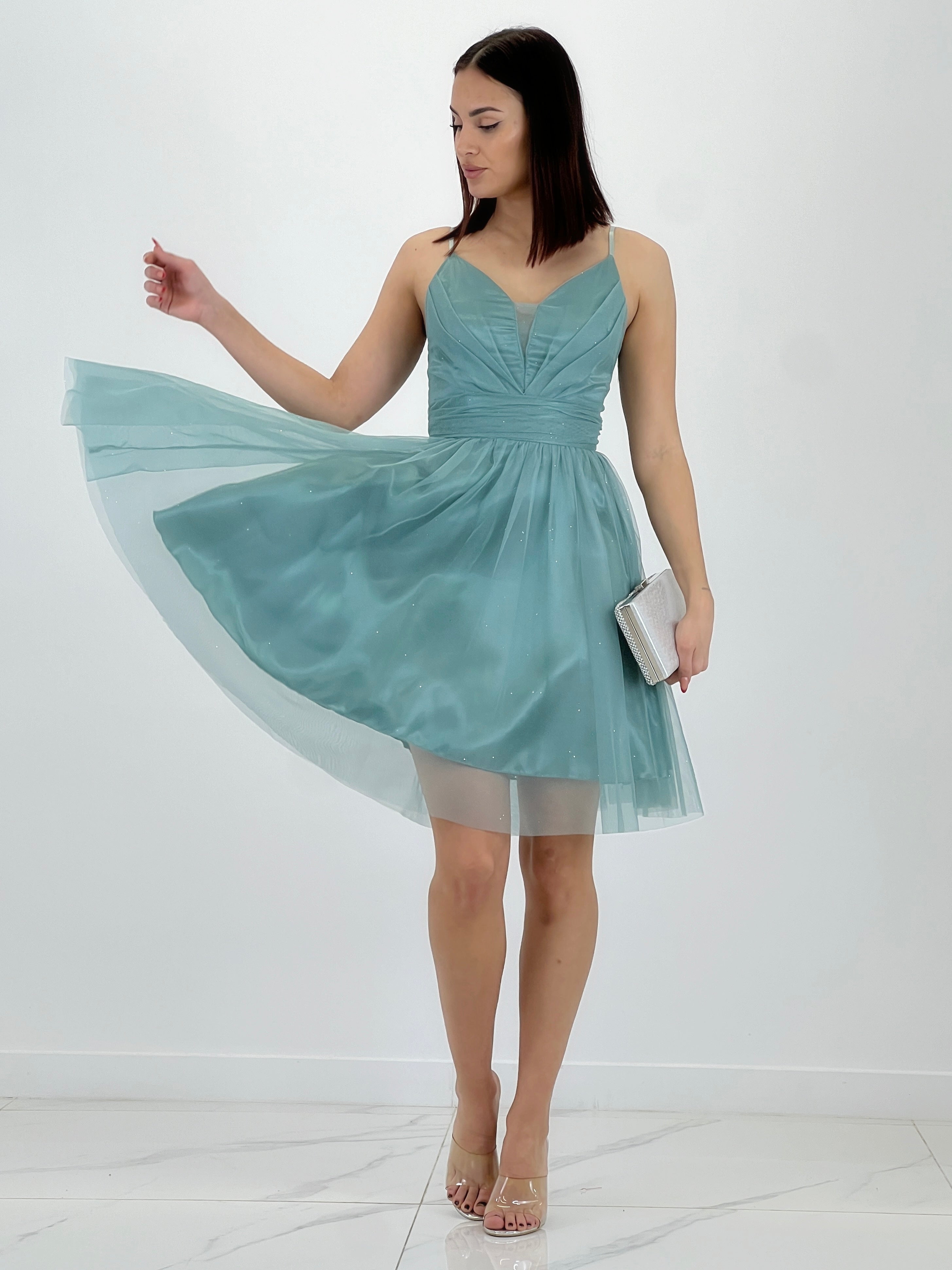 Vestido de tul midi Bianca